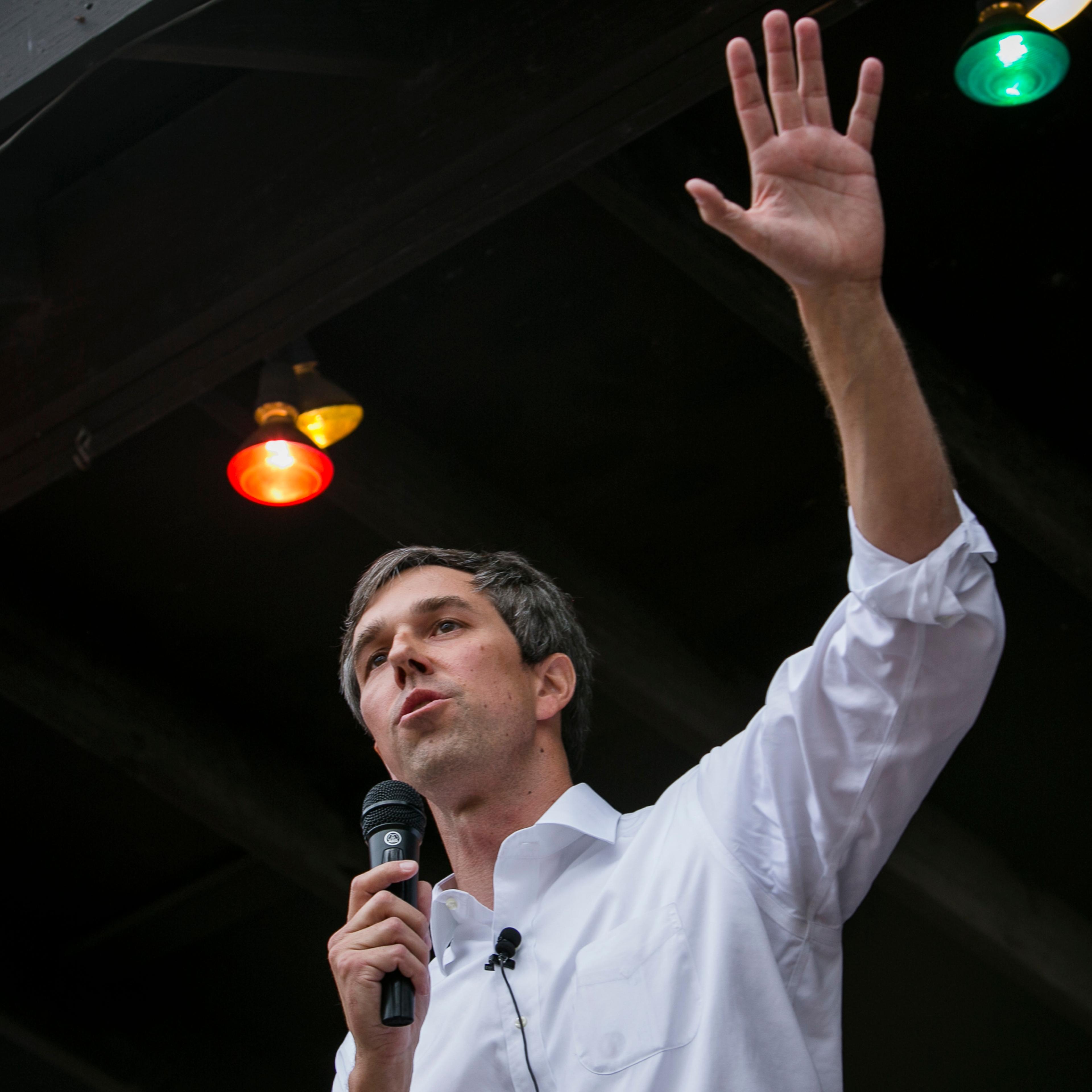 Democratic Challenger To Ted Cruz's Seat Texan Congressman Beto O'Rourke Holds Campaign Events In Austin