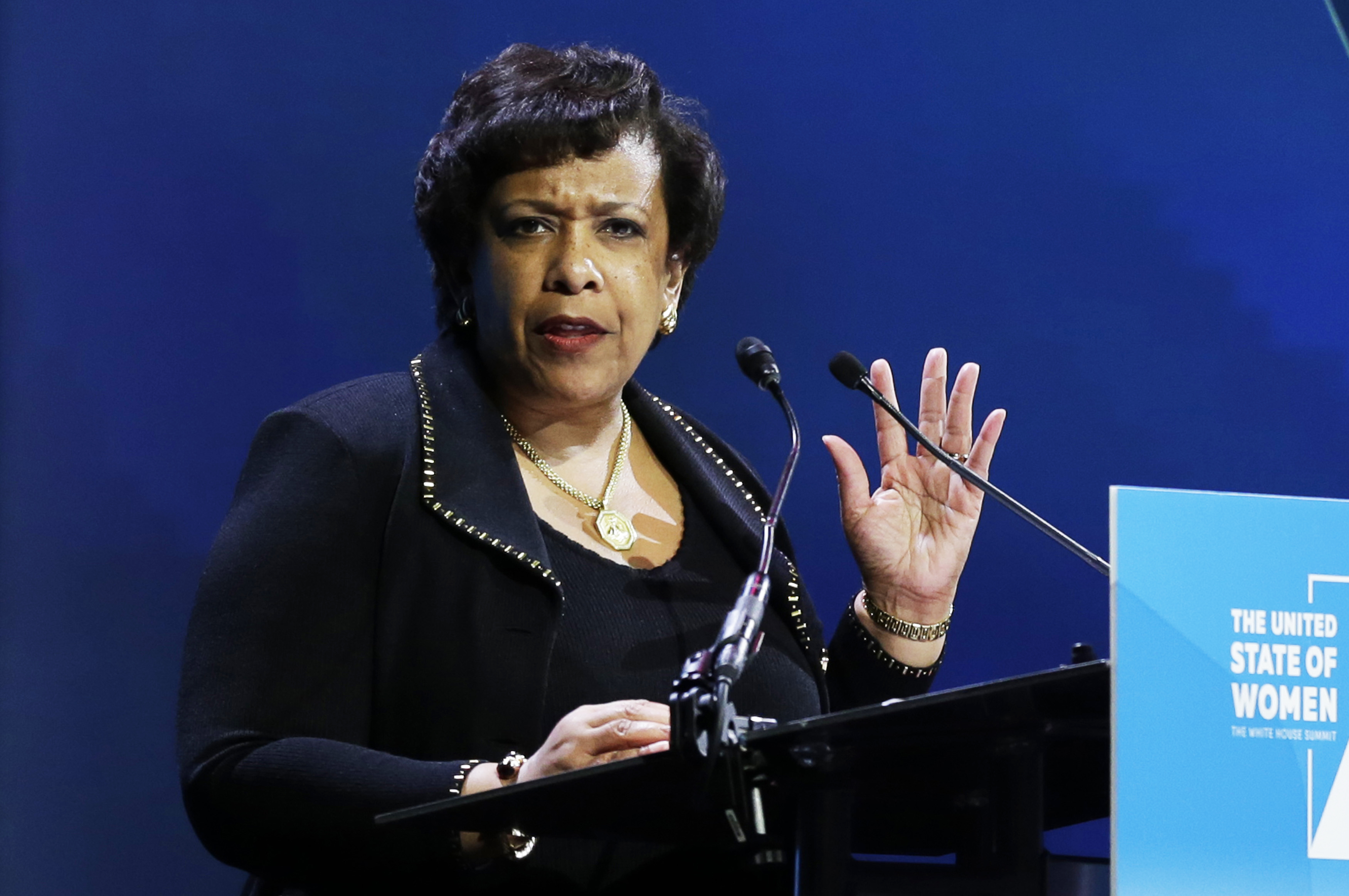 U.S. Attorney General Loretta Lynch in Washington, D.C. on June 14, 2016.