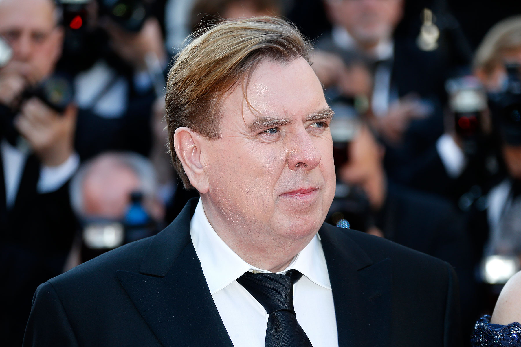 British actor Timothy Spall arrives for the screening of <i>Mr Turner</i> during the 67th annual Cannes Film Festival, in Cannes, France, 15 May 2014