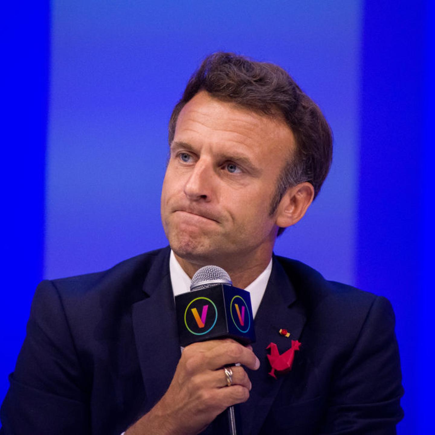 President Macron at VivaTech Ahead of French Legislative Election