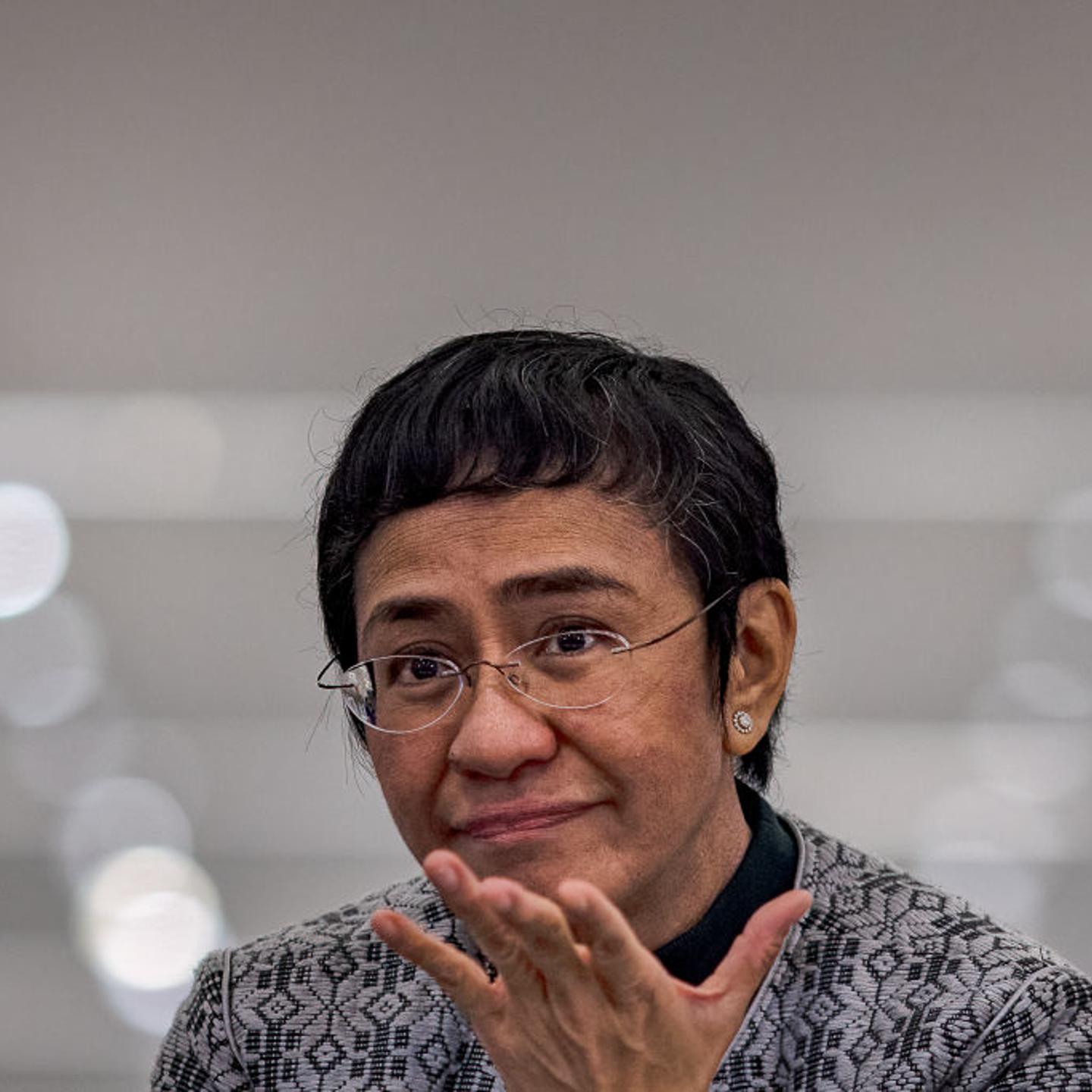 Nobel-winning Filipino Journalist Maria Ressa Speaks On International Human Rights Day