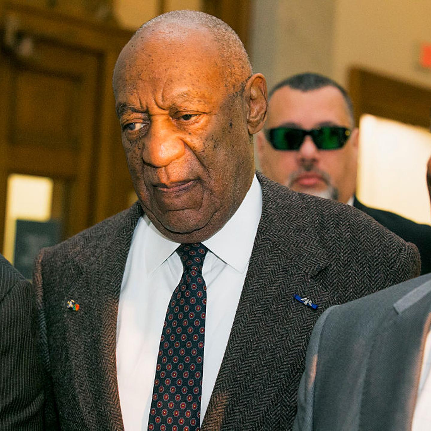 Bill Cosby at the Montgomery County Courthouse in Pennsylvania, where a judge denied a motion to have the case against him dismissed on Wednesday.