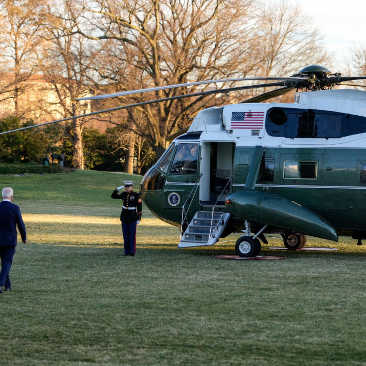 President And Mrs Biden Depart White House For Delaware