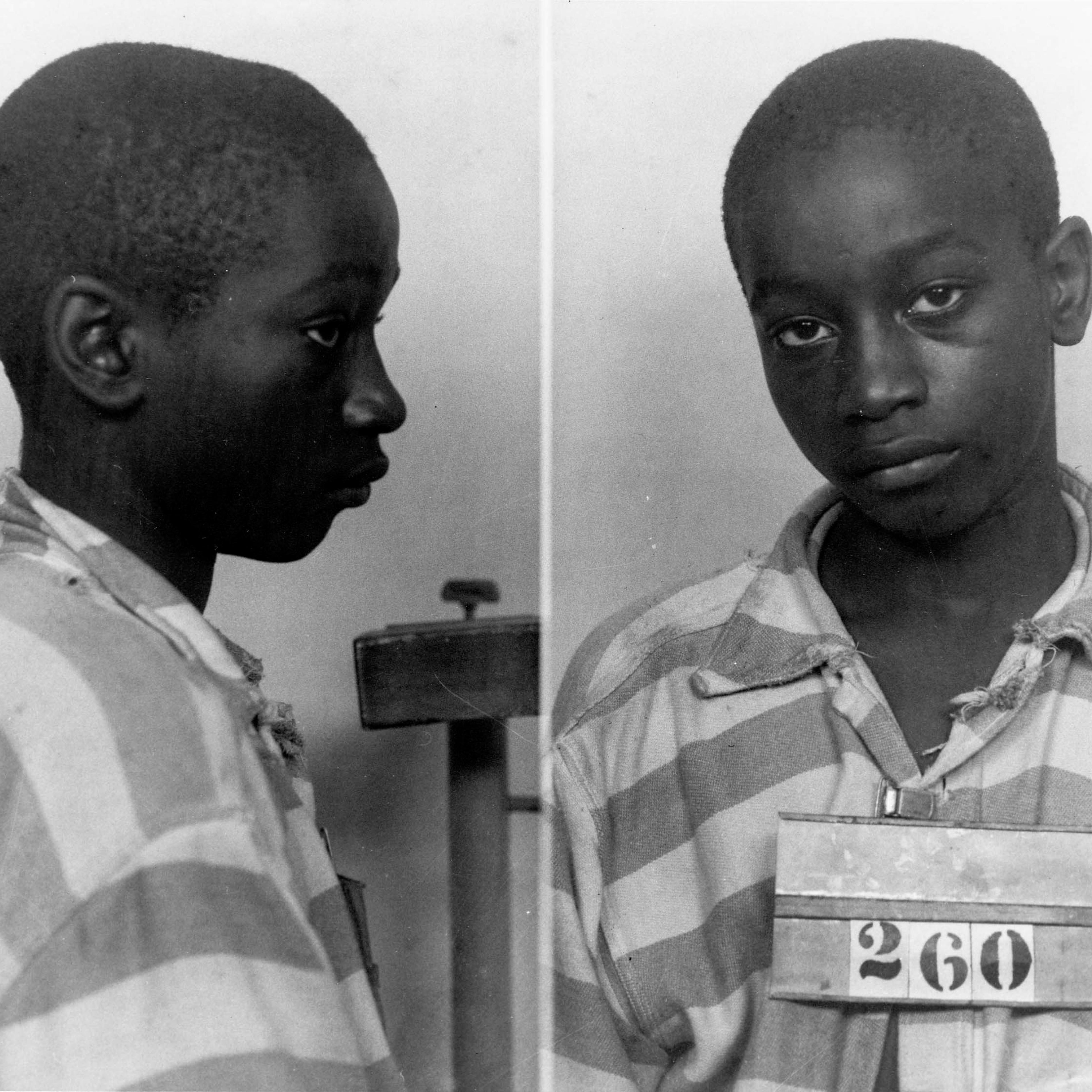 George Stinney Jr appears in an undated police booking photo provided by the South Carolina Department of Archives and History