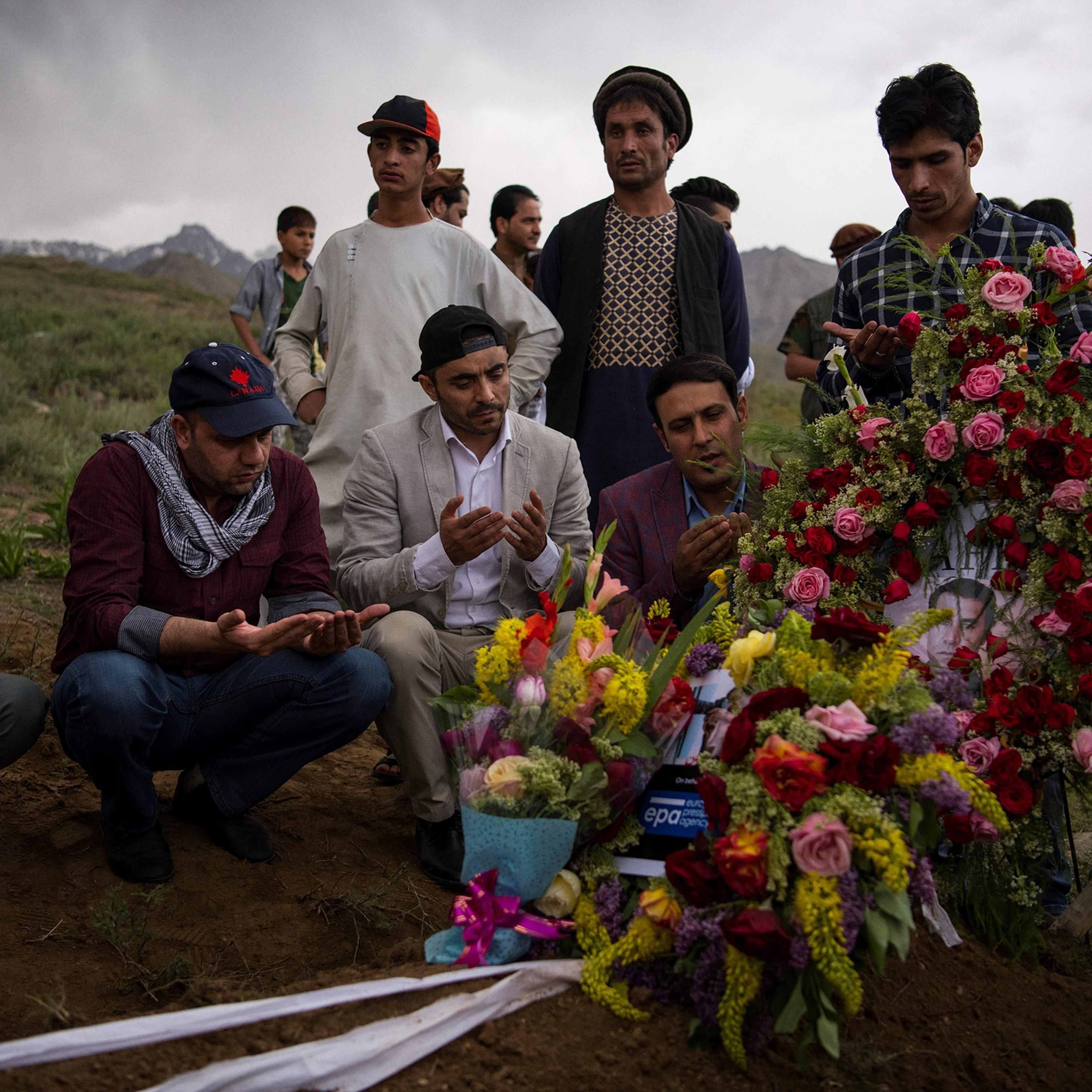 Marai Afghanistan Photographer Killed Funeral