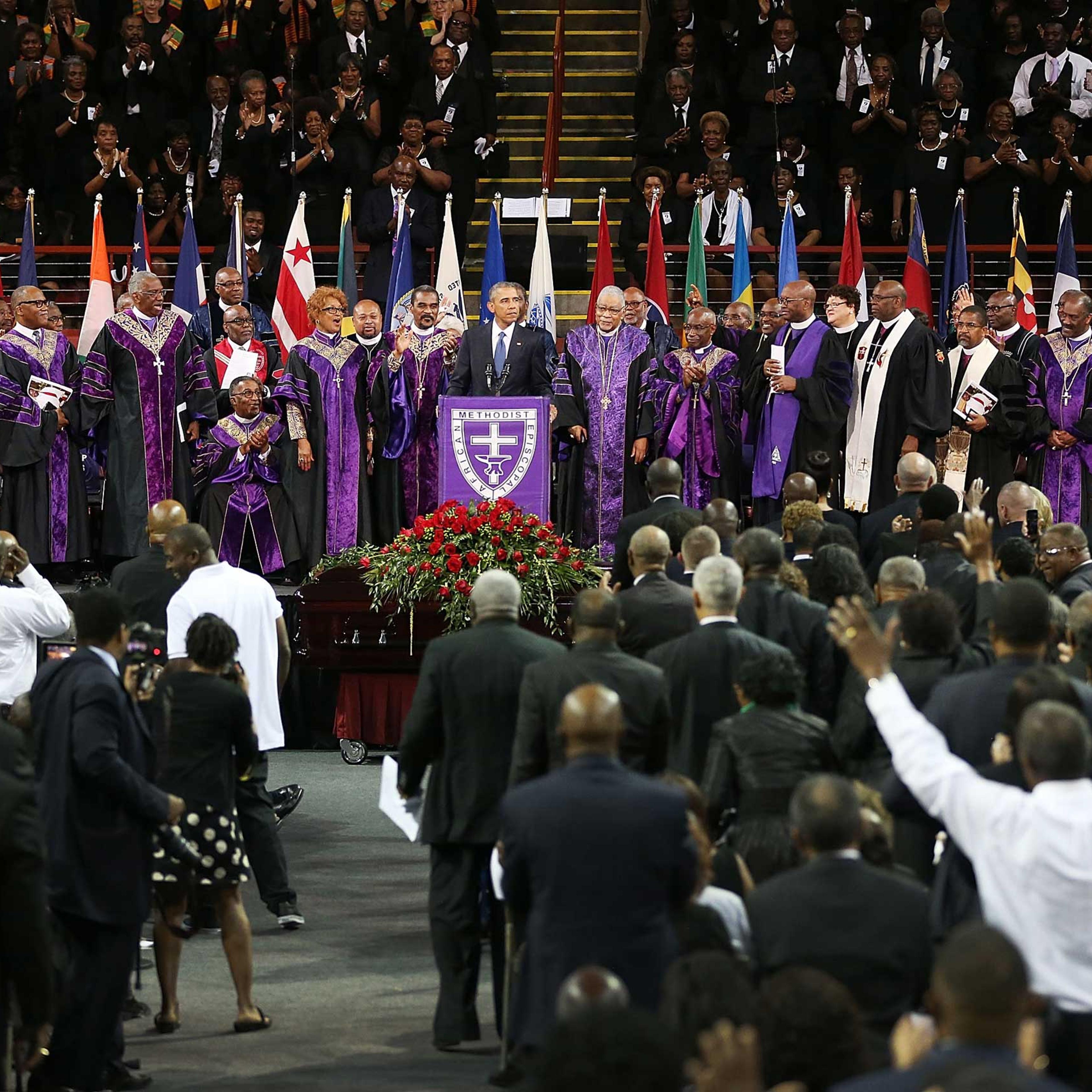 Obama eulogy Charleston South Carolina