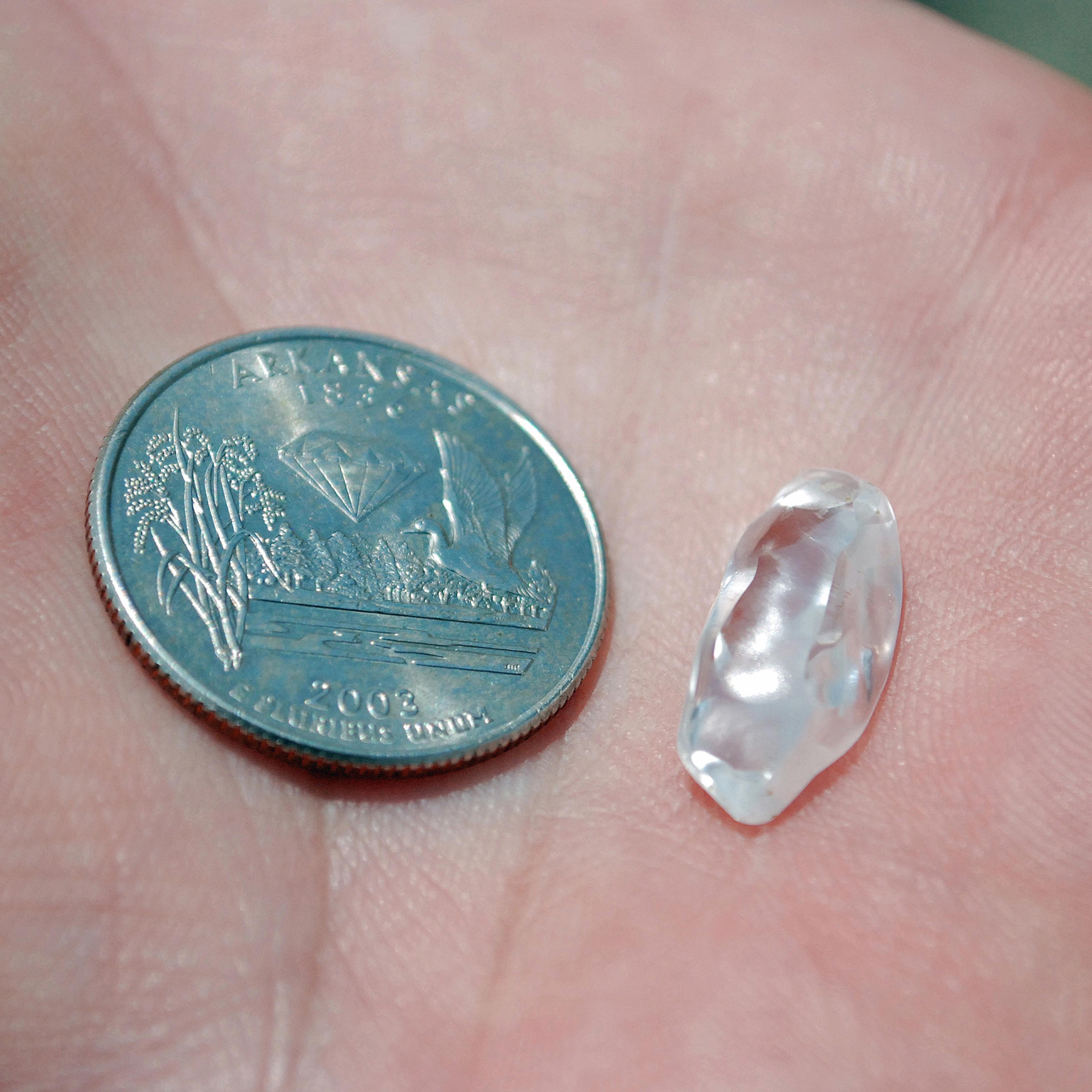8.52-carat diamond Arkansas quarter