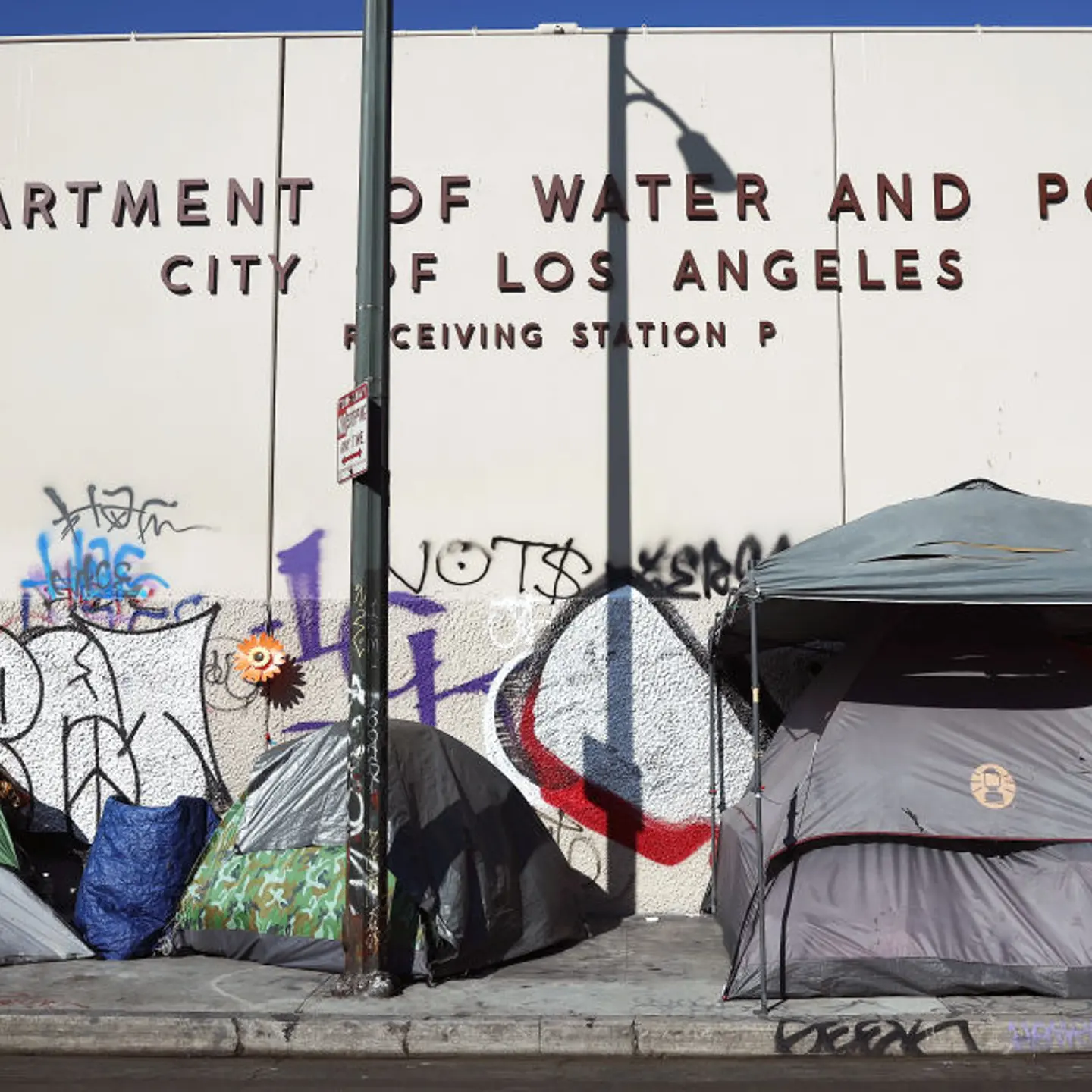 A Homeless Encampment in Los Angeles