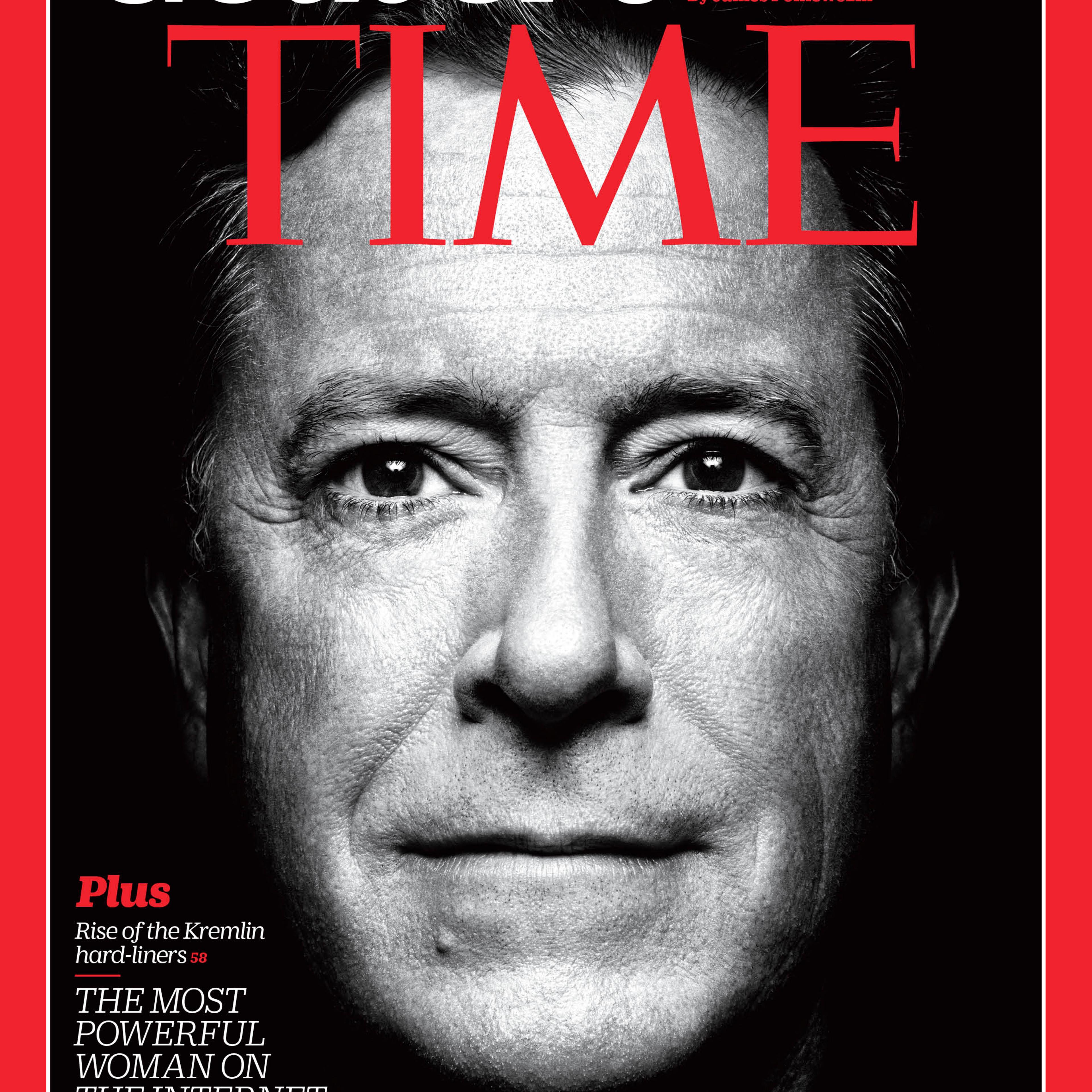 Stephen Colbert Time Magazine Cover