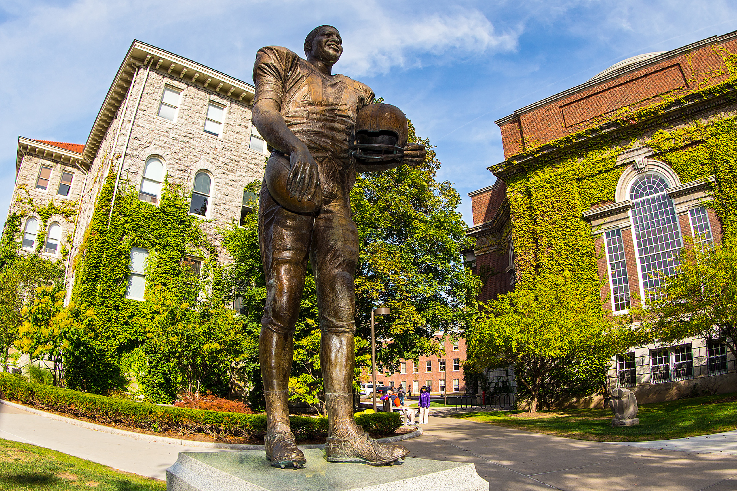 The campus of Syracuse University before a game in Syracuse, New York, Sept. 26, 2016.