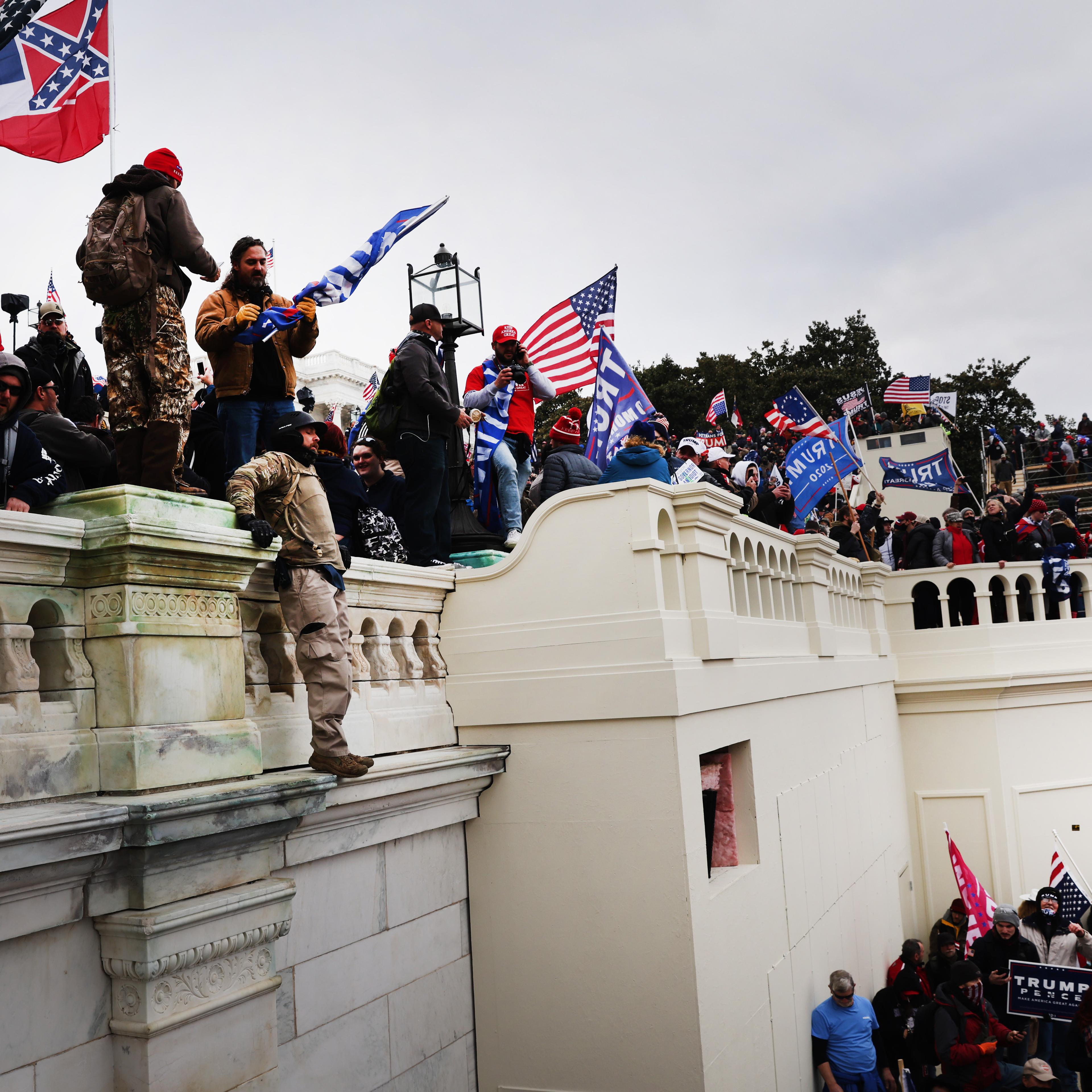 Trump Supporters Hold "Stop The Steal" Rally In DC Amid Ratification Of Presidential Election