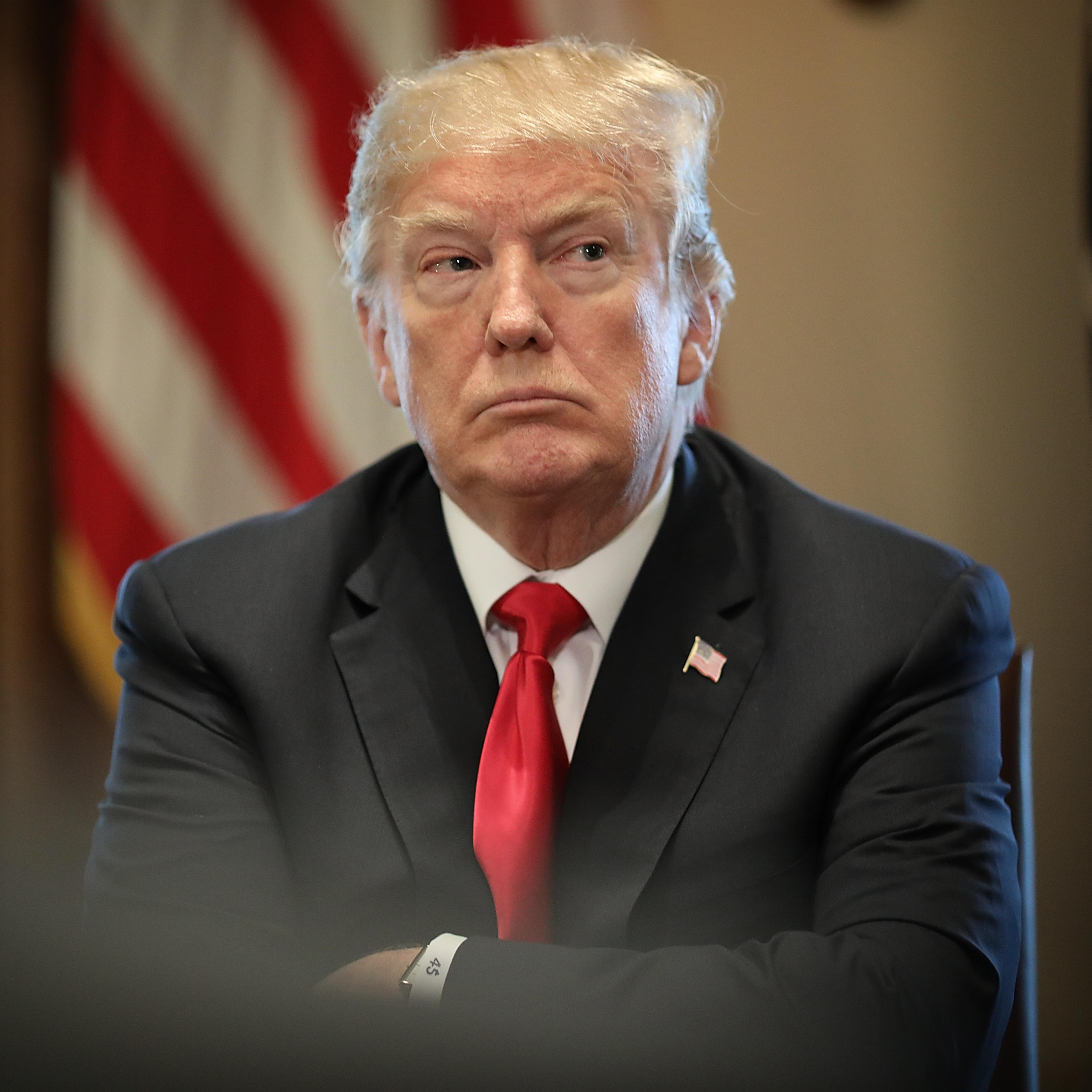 President Trump Meets With Steel And Aluminum Manufacturing Industry Leaders Announcing New Tariffs