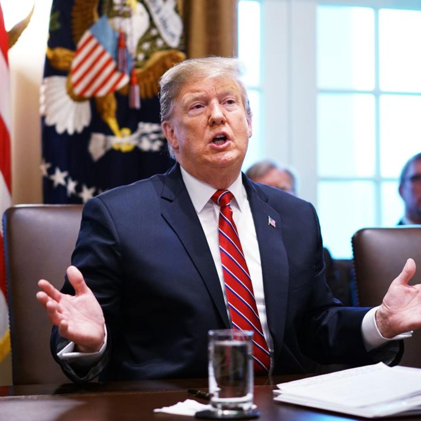 Donald Trump, Michael Cohen check