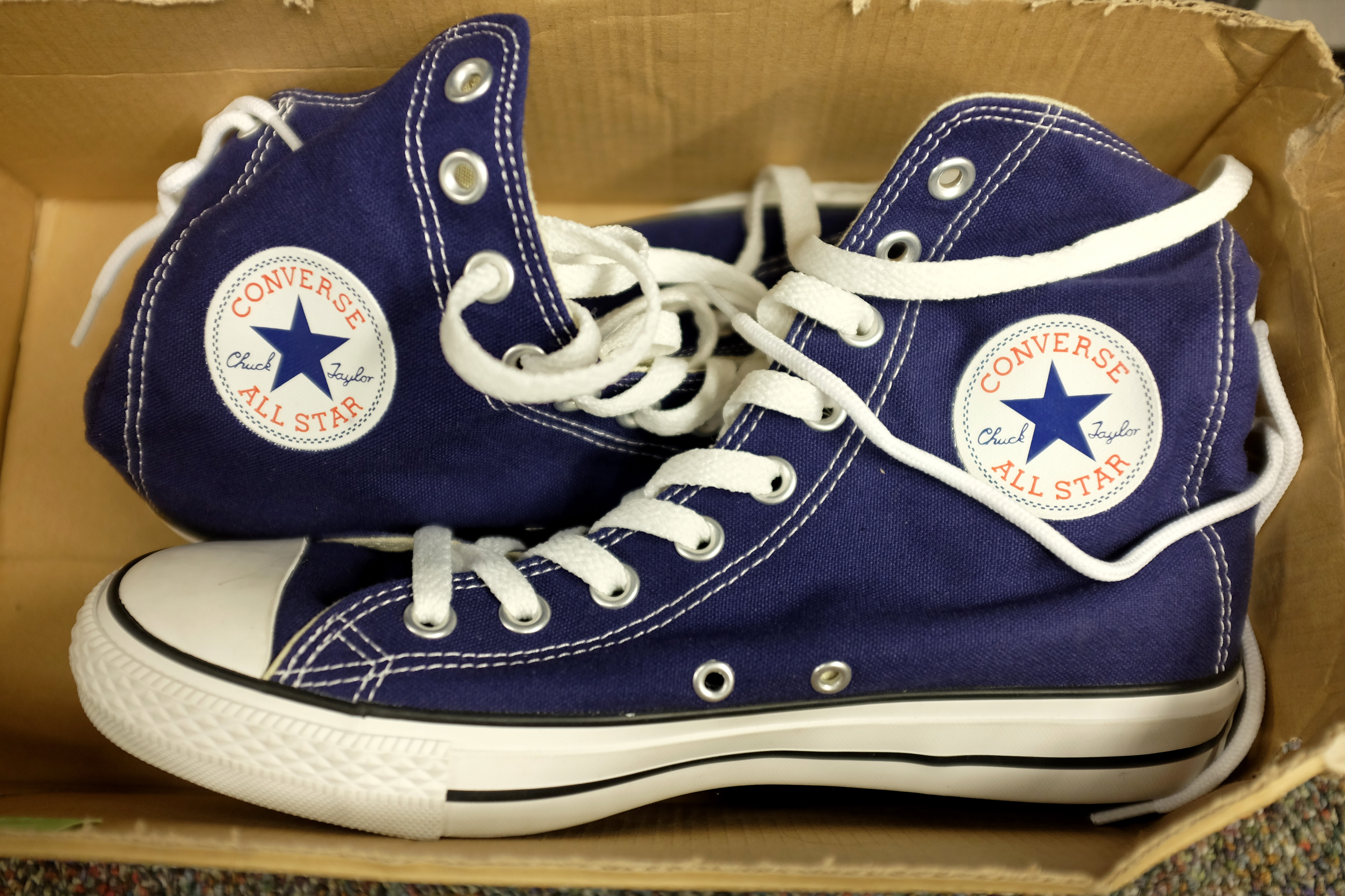 Converse shoes are seen in a store on Oct.14, 2014 in Miami.