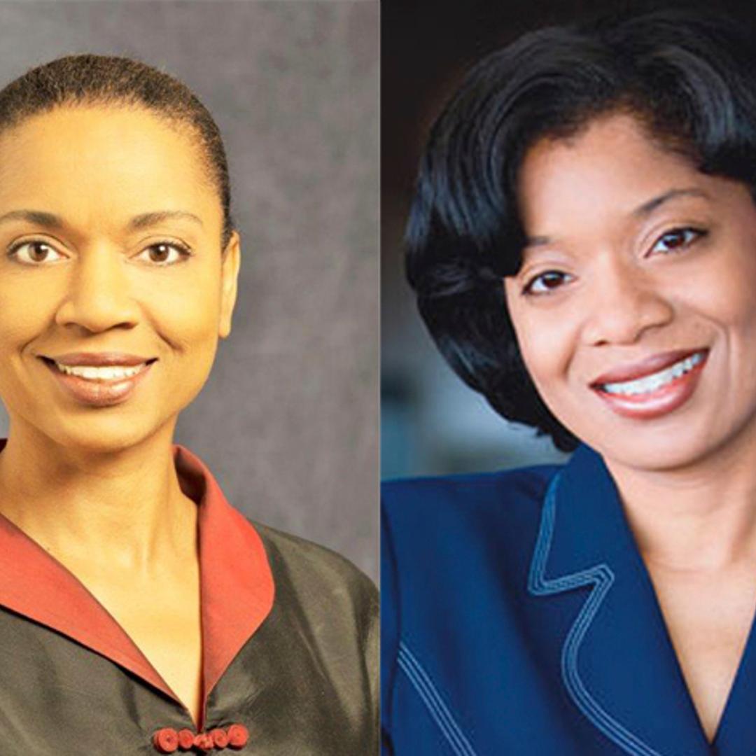 Carole J Woolford-Hunt, left, and Dr Susan J. Woolford