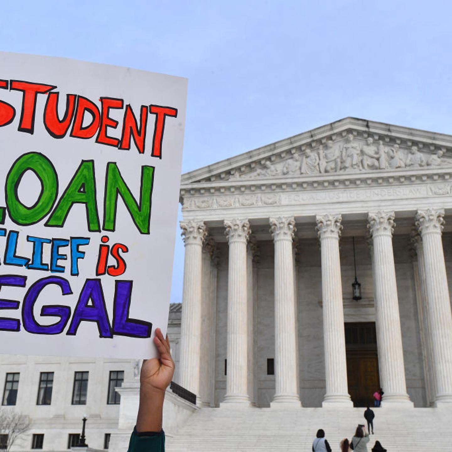 Student Loan Borrowers Gather At The Supreme Court To Tell The Court That Student Loan Relief Is Legal