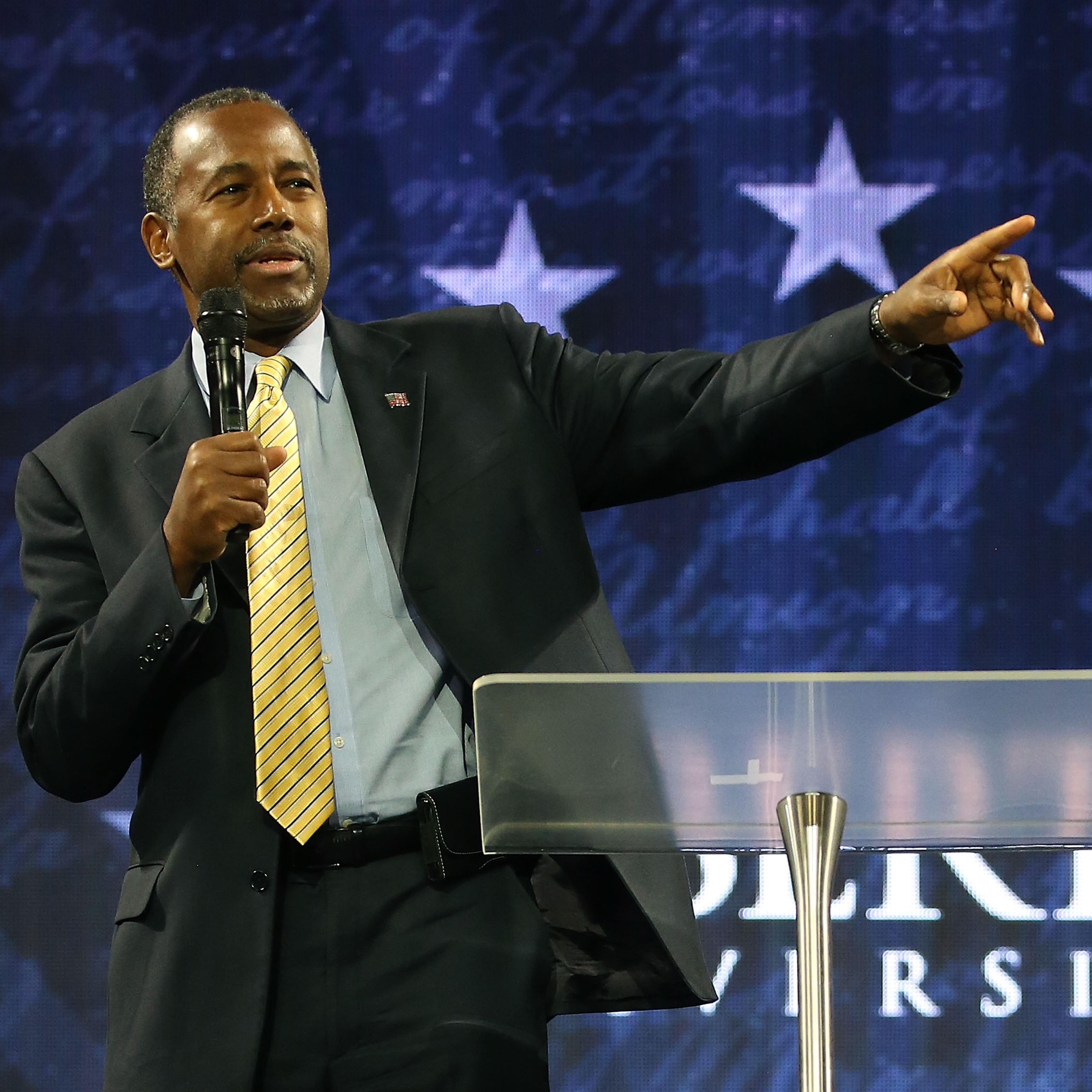 Ben Carson Delivers Remarks At Liberty University Convocation