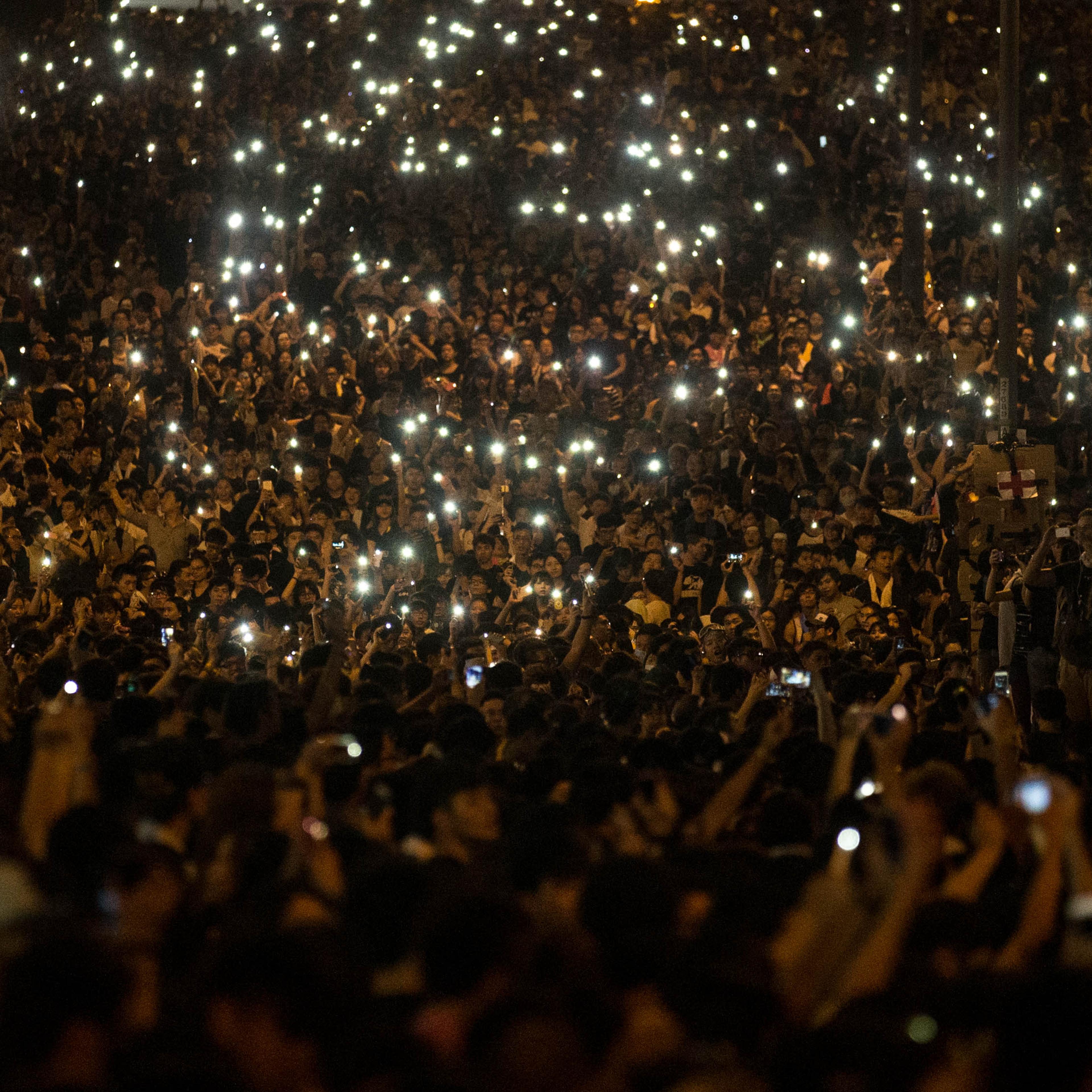 Pro Democracy Supporters Attempt To Bring Hong Kong To A Stand Still With Mass Rally