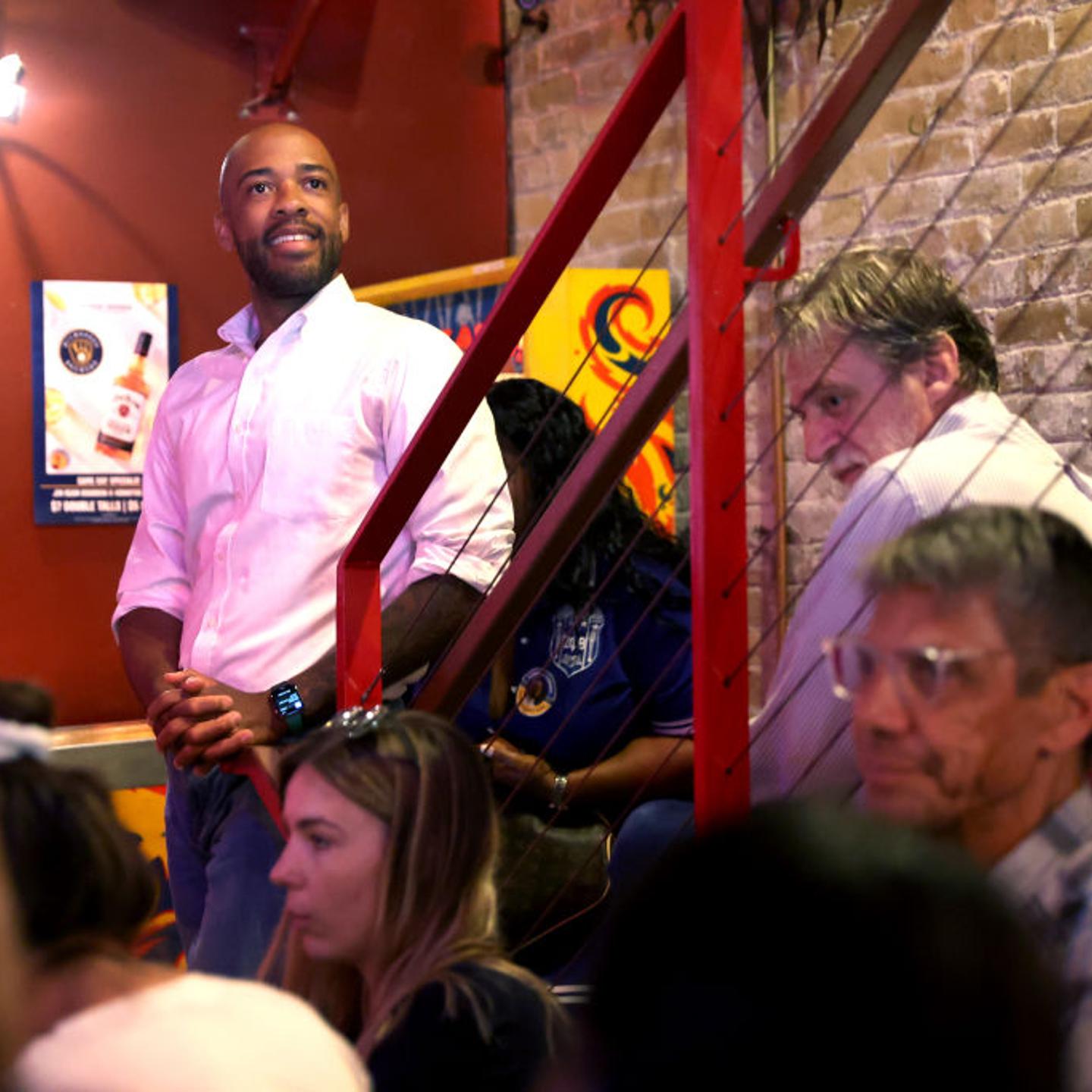 Democratic Senate Candidate Mandela Barnes Campaigns In Milwaukee