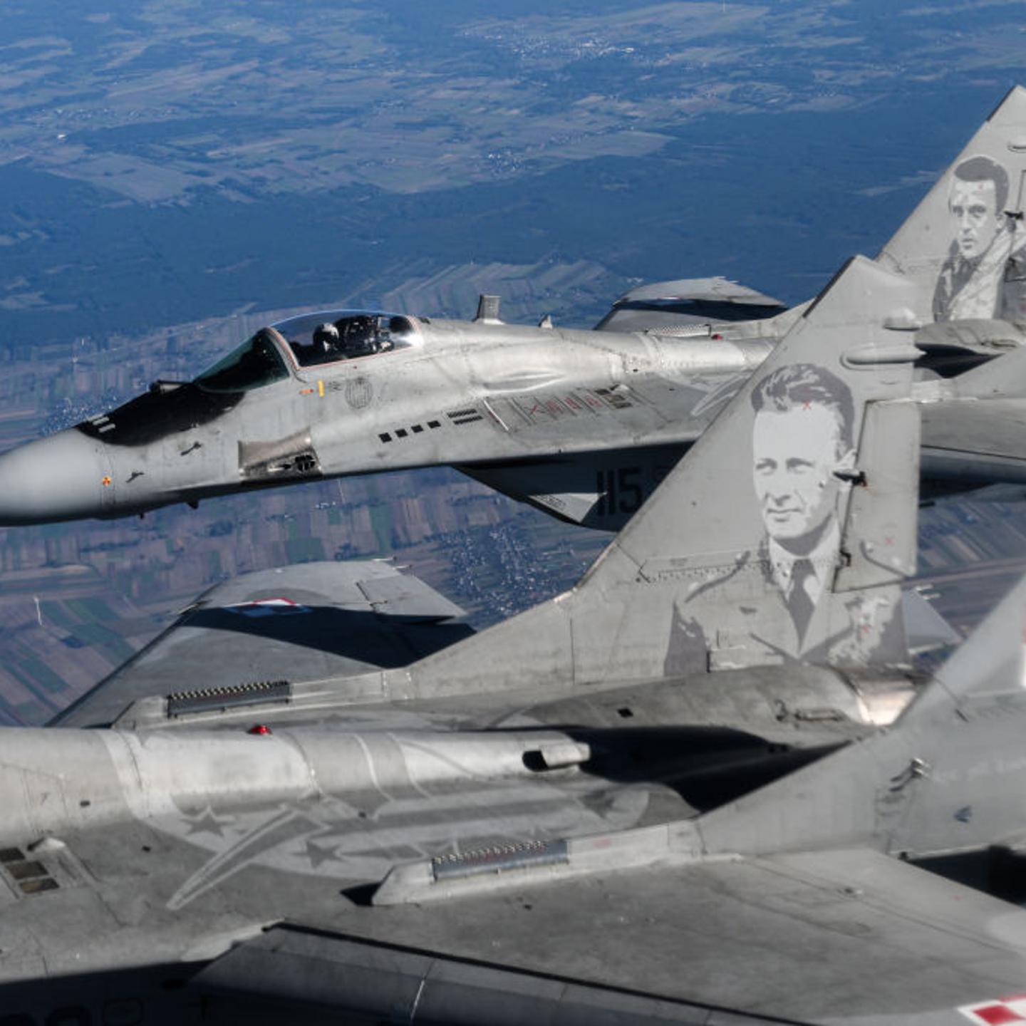 Polish MiG-29 fighter jet