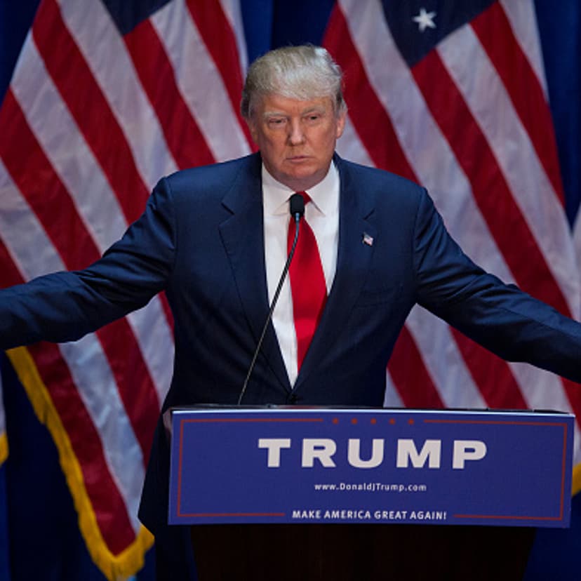 Donald Trump announces his candidacy for president during a rally at his Trump Tower on Fifth Avenue in New York city on Tuesday June 16, 2015.