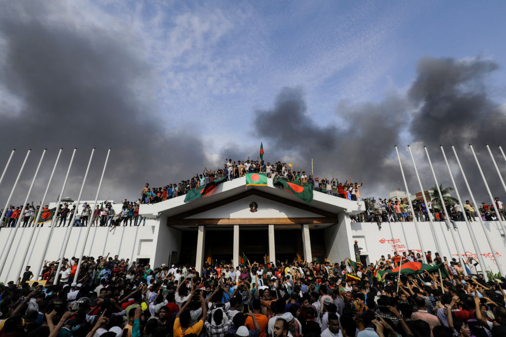 Bangladesh storming Prime Minister
