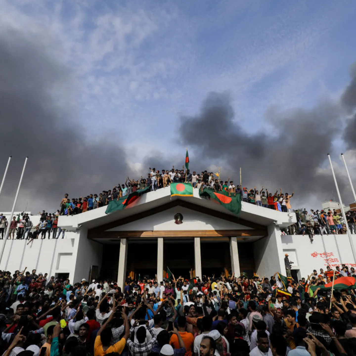 Bangladesh storming Prime Minister
