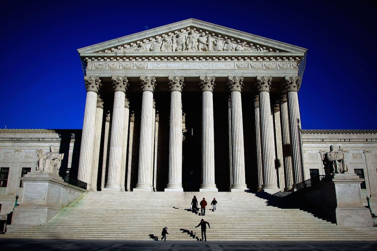 Exterior Views Of The Supreme Court