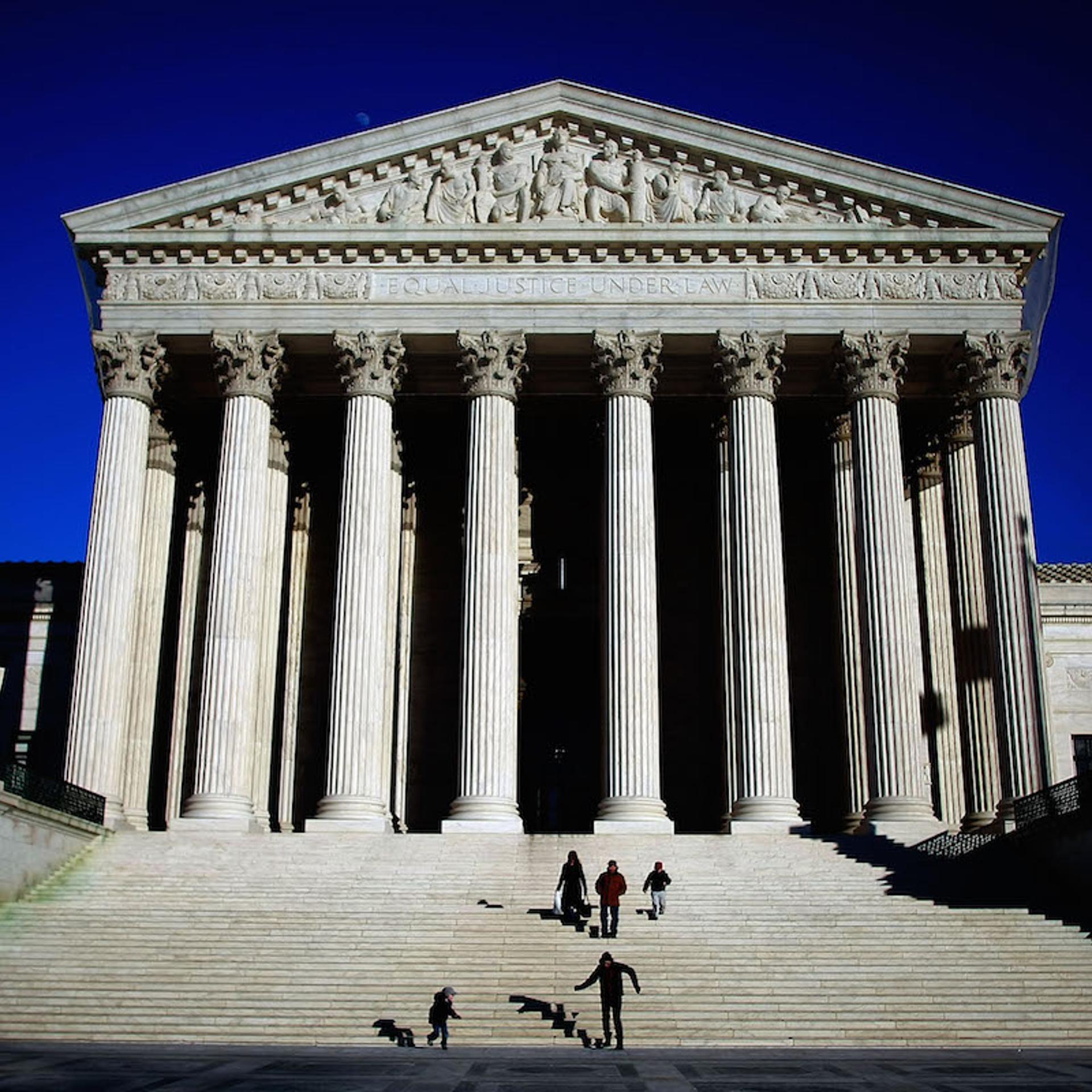 Exterior Views Of The Supreme Court