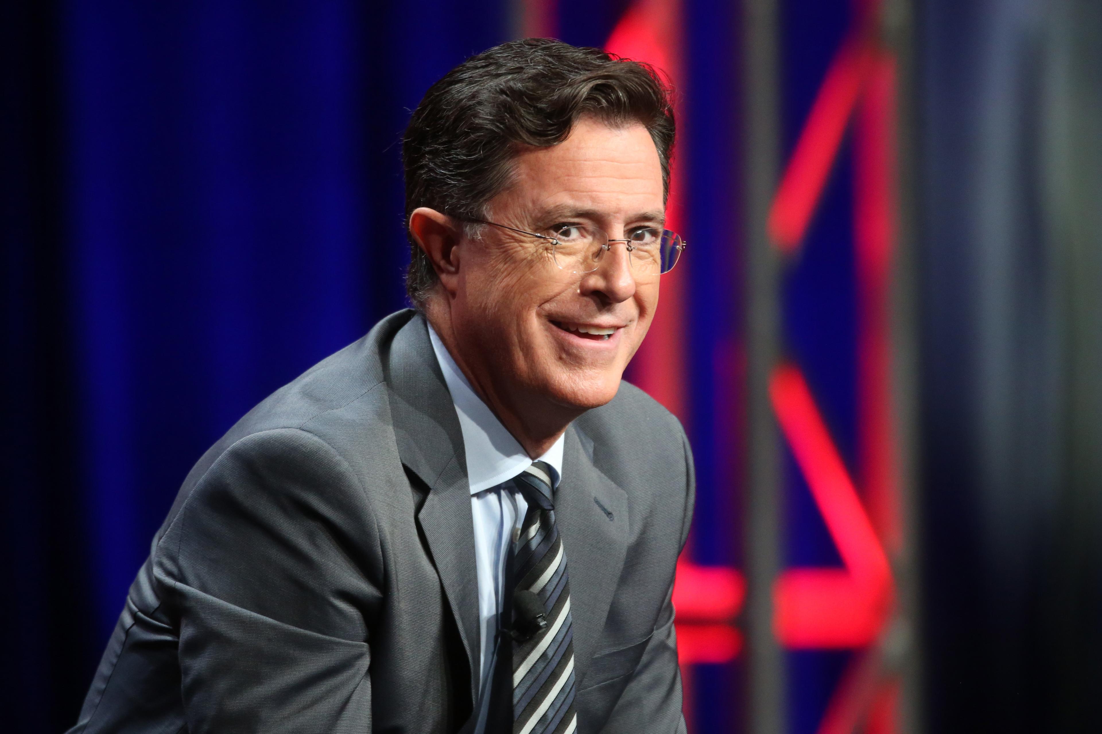Stephen Colbert Icon The Story of the 'Colbert Emoji', the Hottest Emoji of 2017