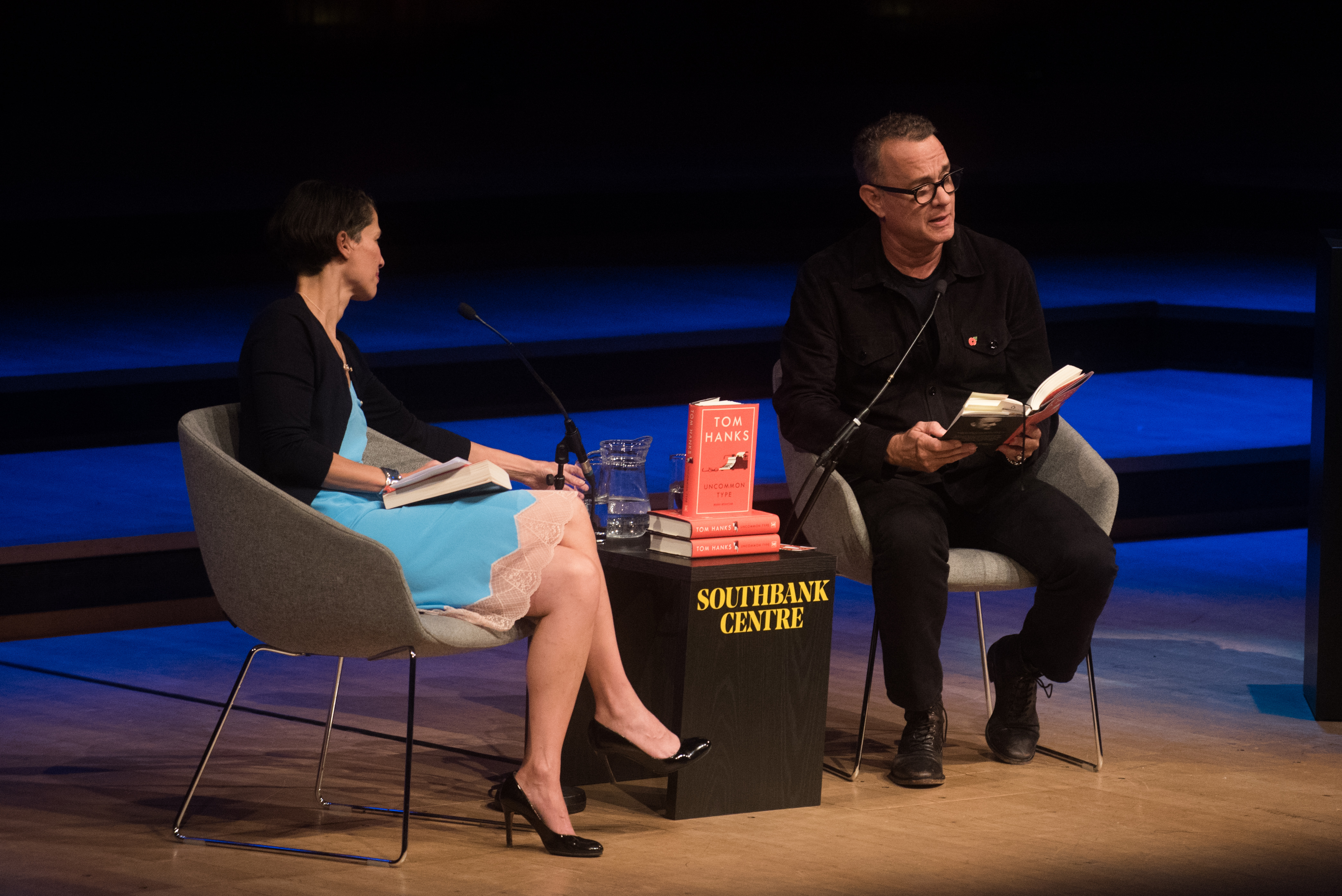 Tom Hanks in conversation with Gaby Wood at the Southbank Centre’s London Literature Festival.