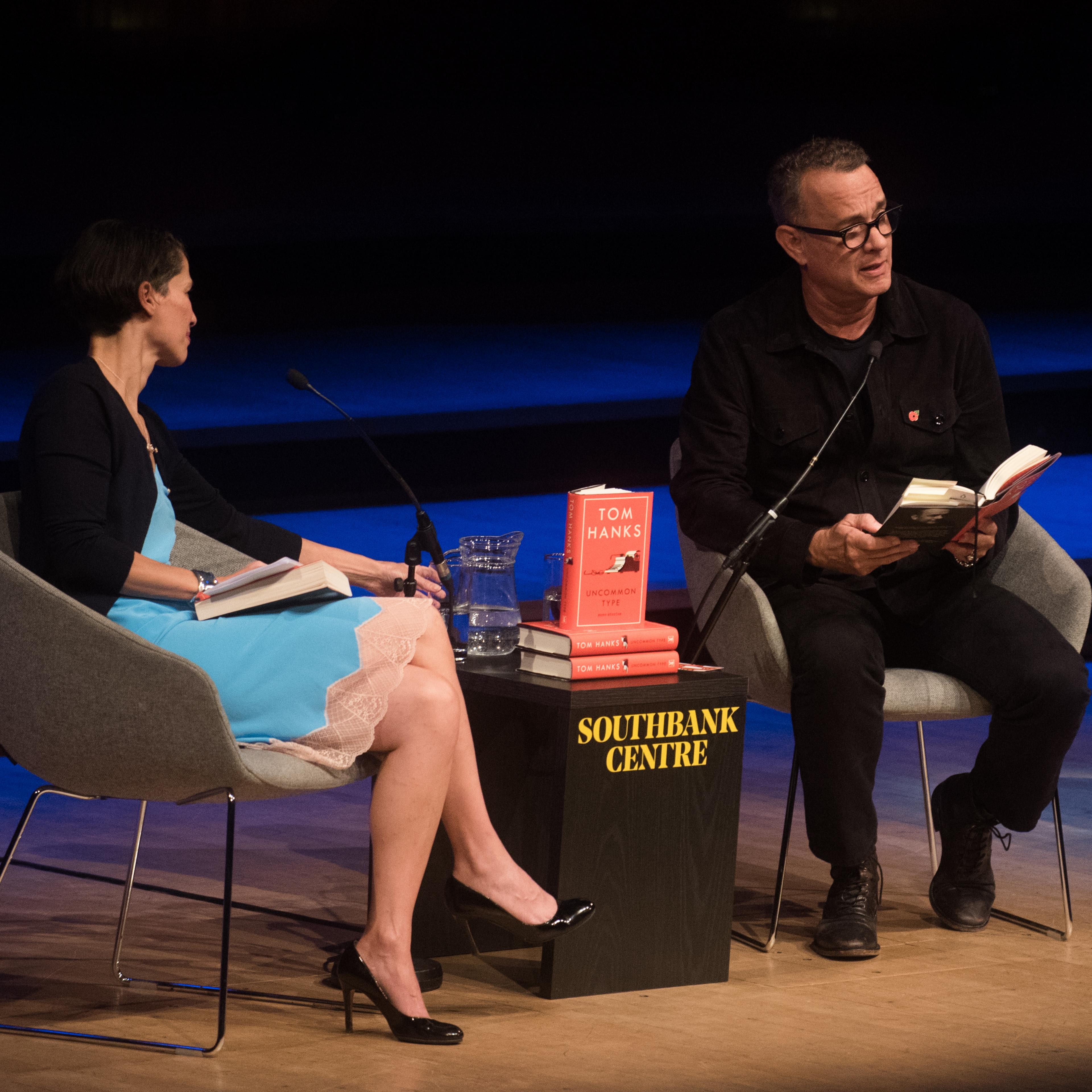 Tom Hanks in conversation with Gaby Wood at the Southbank Centre’s London Literature Festival.