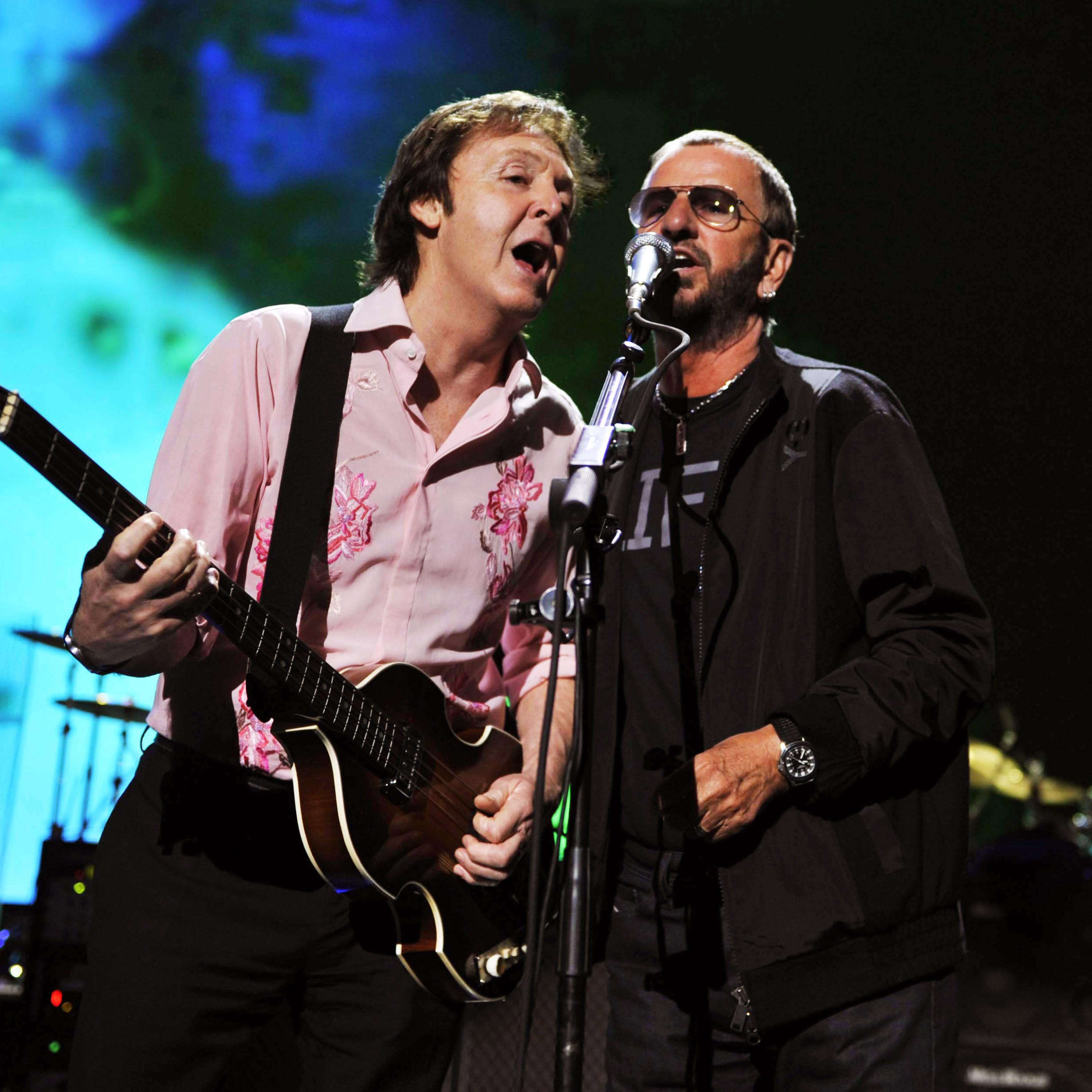 Ringo Starr, right, with fellow Beatle Paul McCartney.