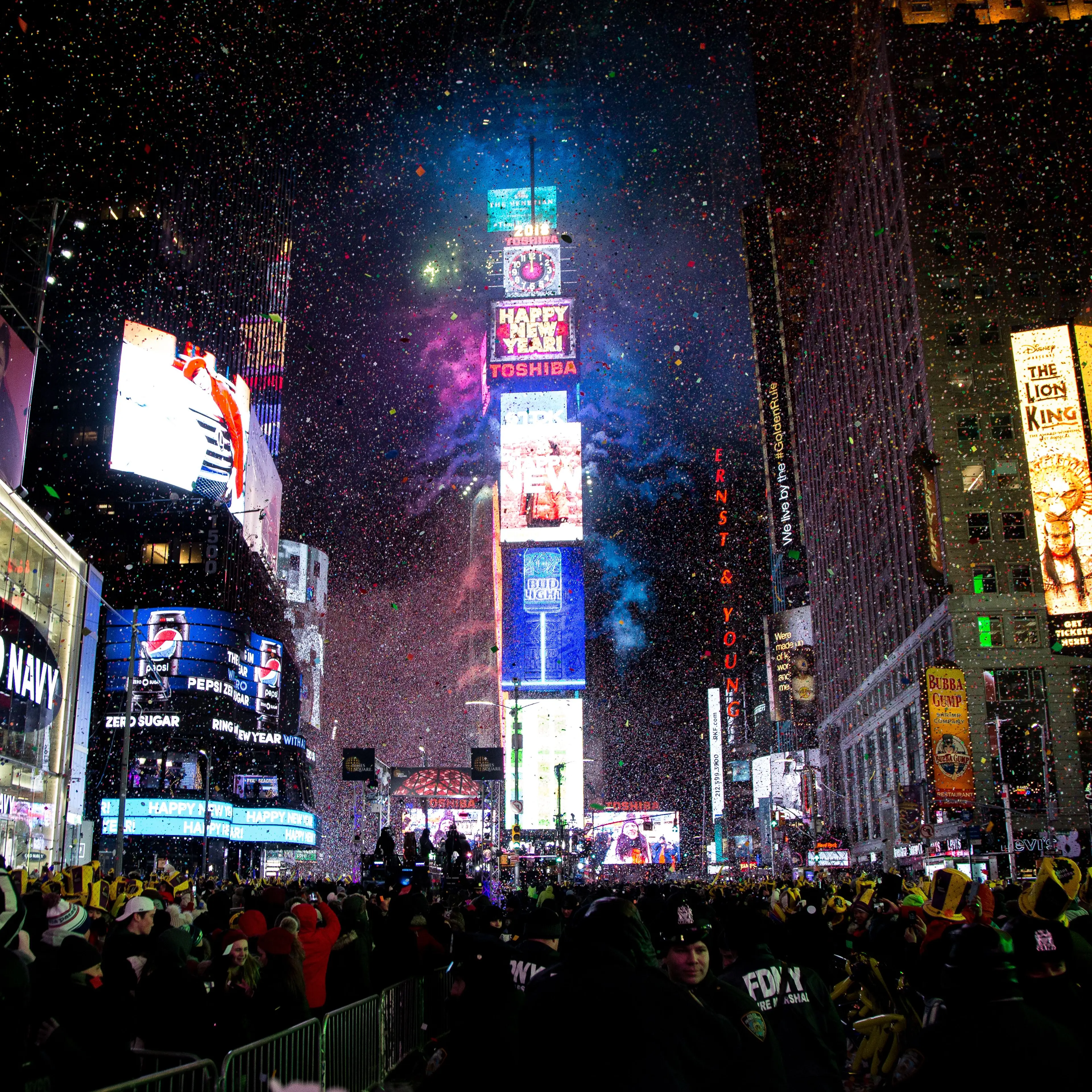 New Year's Eve celebration in New York