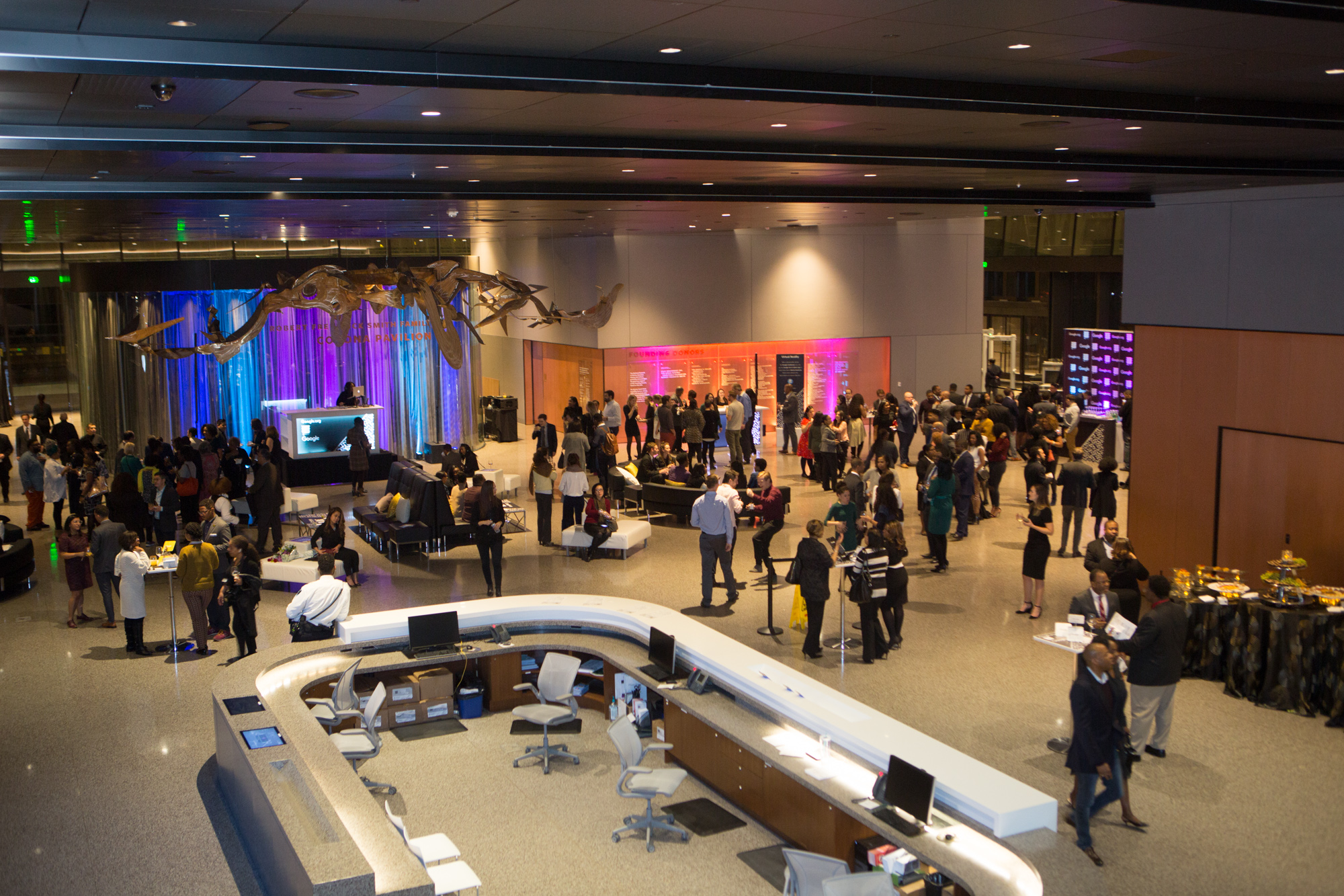 The new Google funded exhibit at the National African-American Museum made it's debut at a reception Feb. 1, 2018, in Washington, DC.