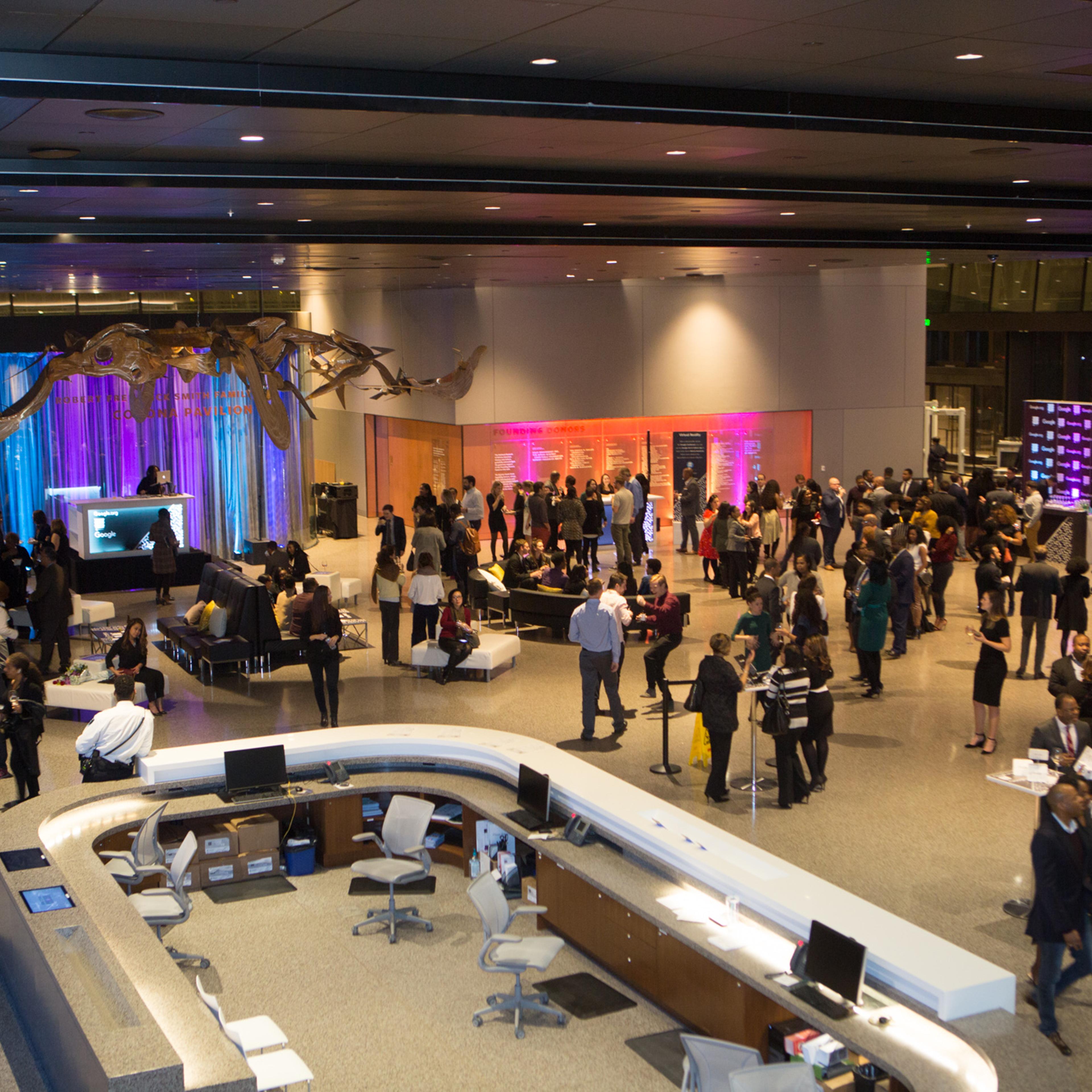 The new Google funded exhibit at the National African-American Museum made it's debut at a reception Feb. 1, 2018, in Washington, DC.