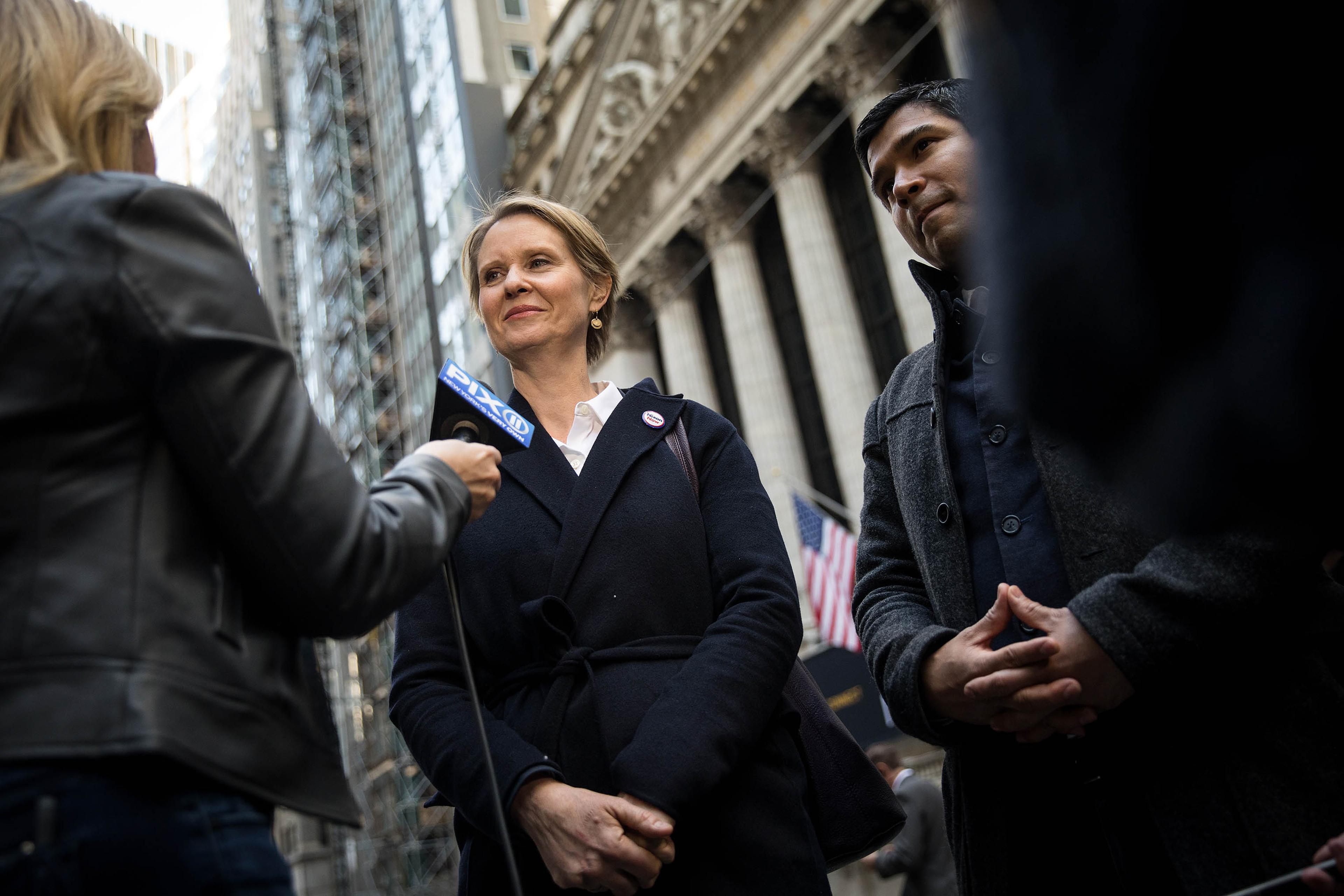 May Day Activists March On Wall Street