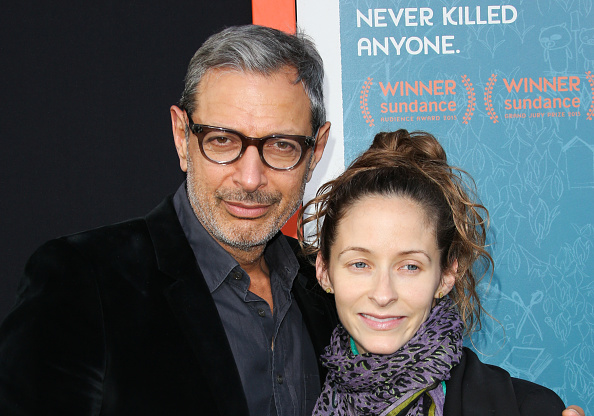 Jeff Goldblum and his wife Emilie Livingston attend the <i>Me And Earl and the Dying Girl</i> premiere at the Harmony Gold Theatre in Los Angeles on June 3, 2015