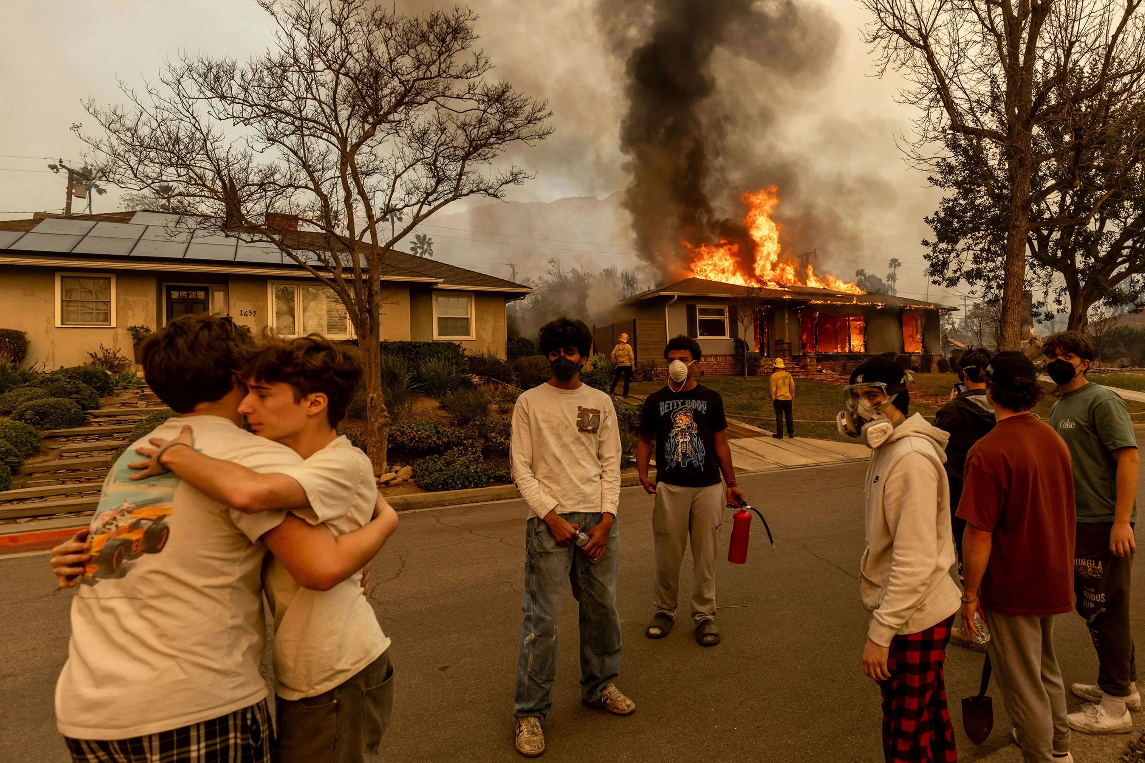 Residents of Altadena affected by the Eaton Fire