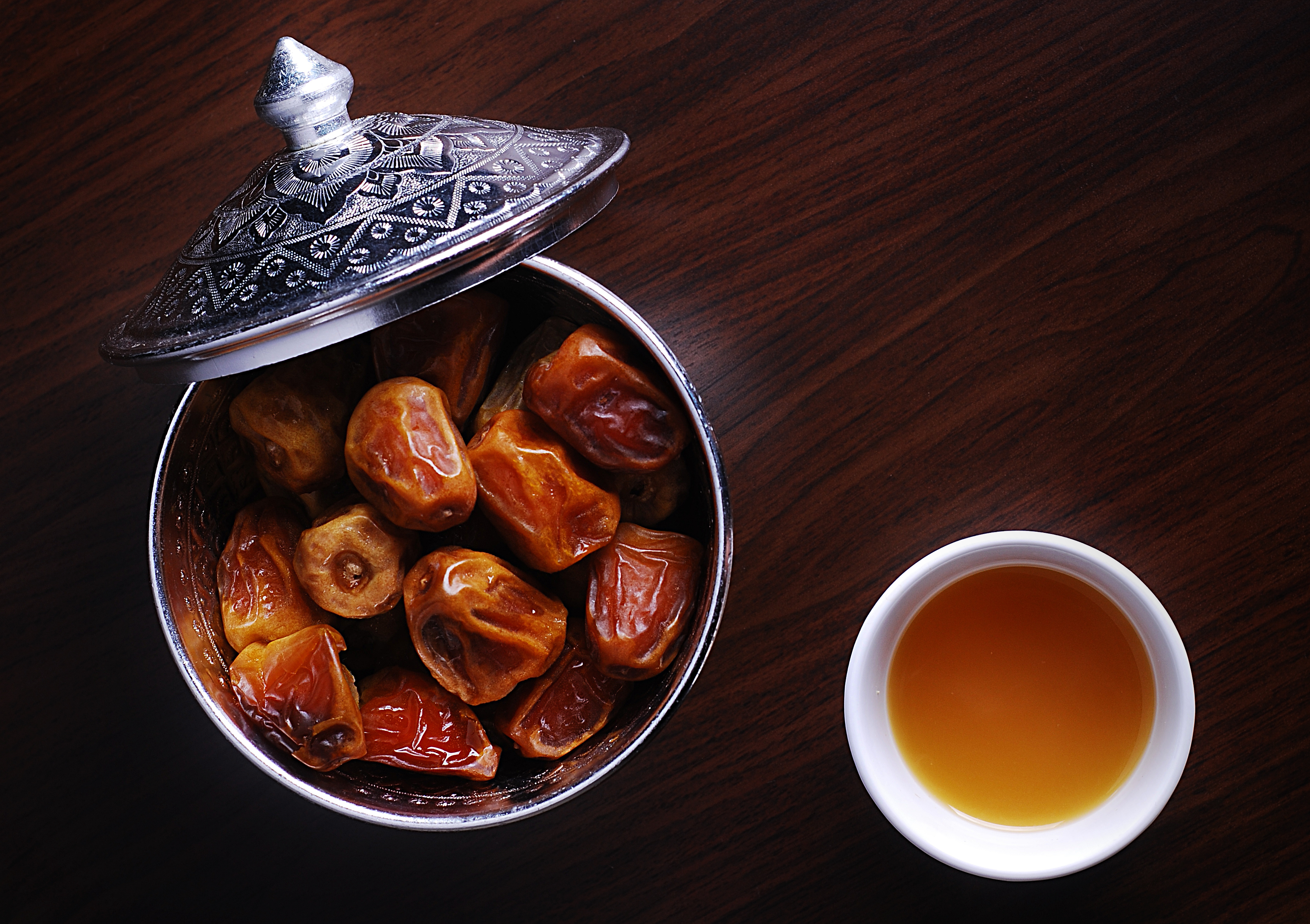 Arabic coffee with Saudi dates
