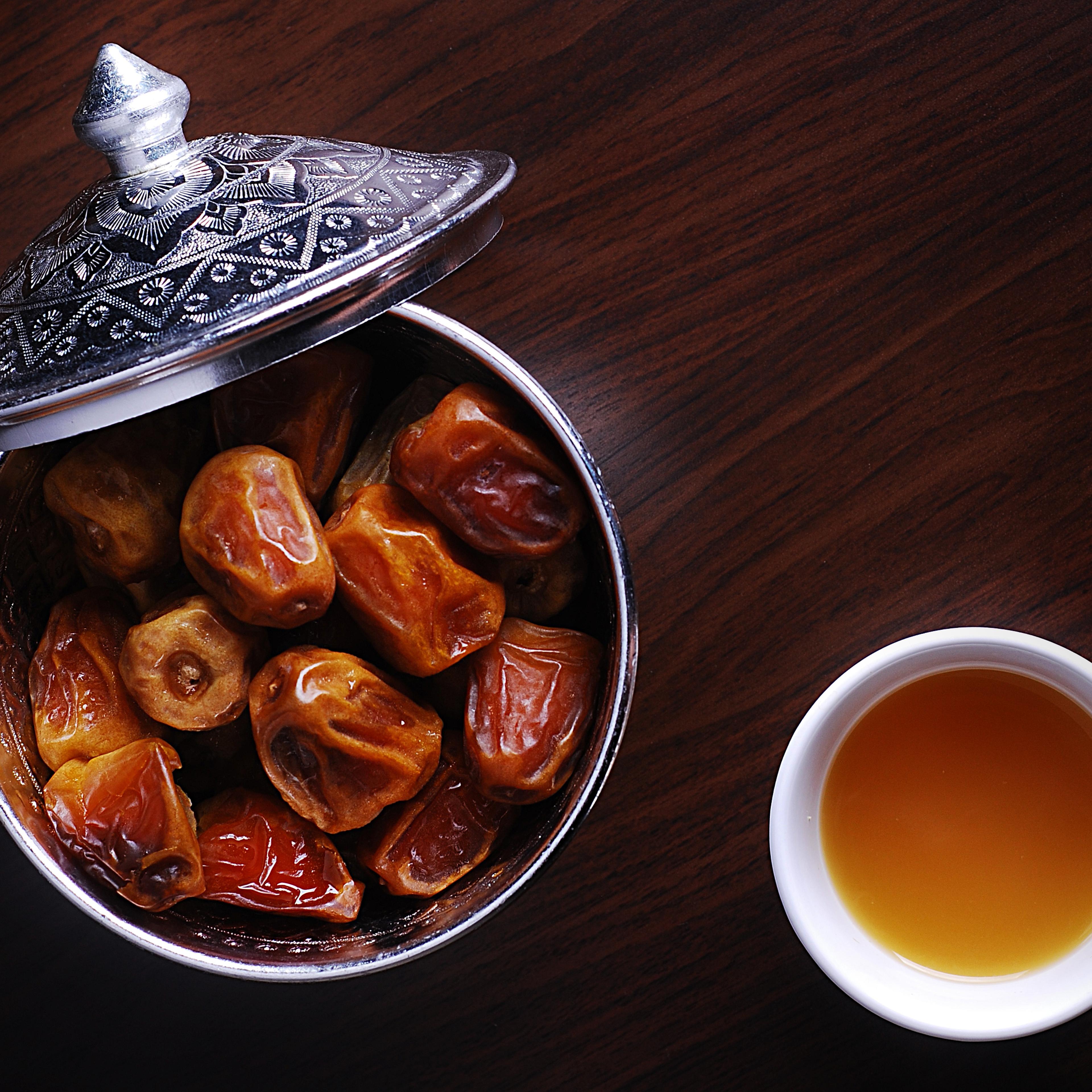 Arabic coffee with Saudi dates