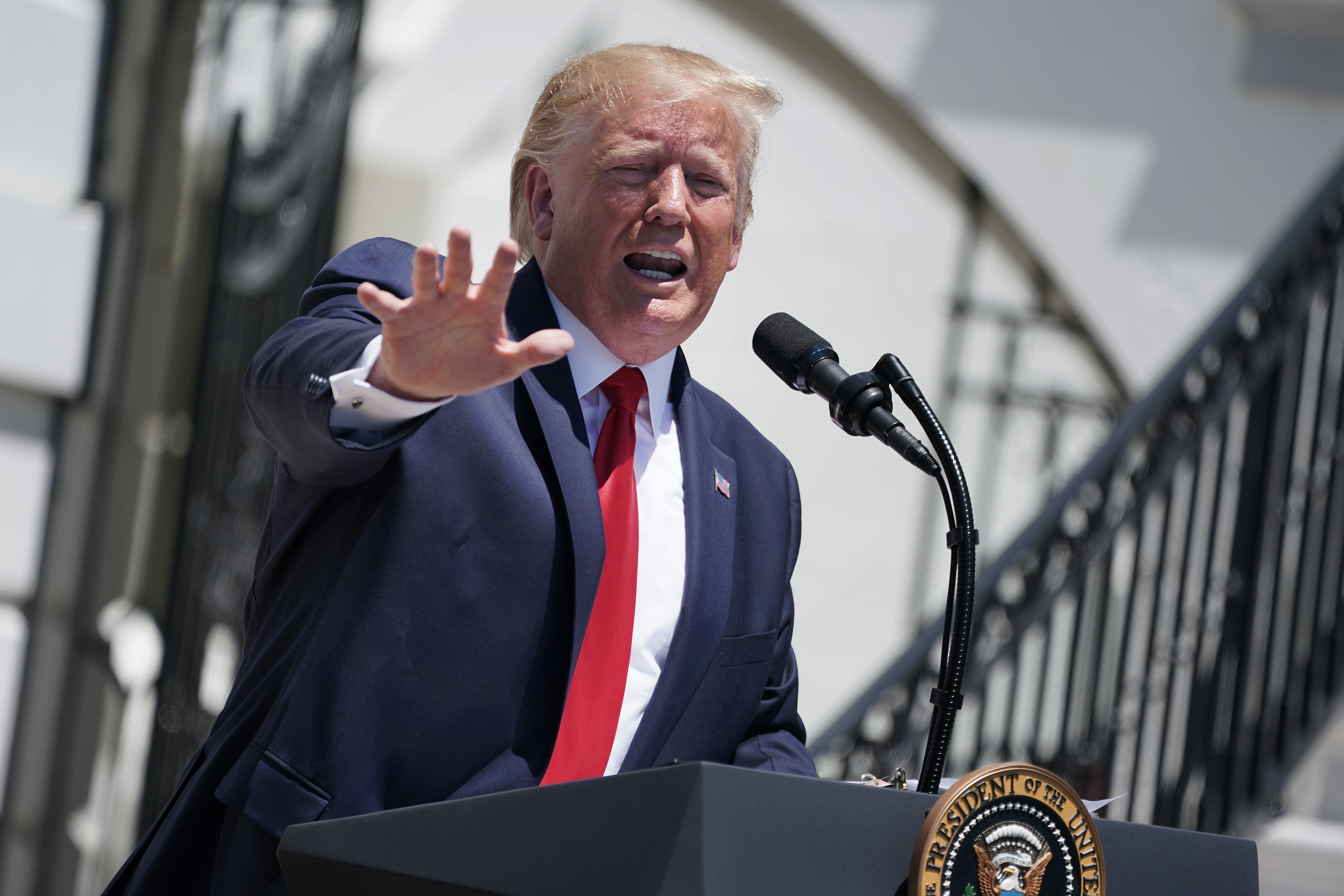 President Trump Defends Racist Tweets