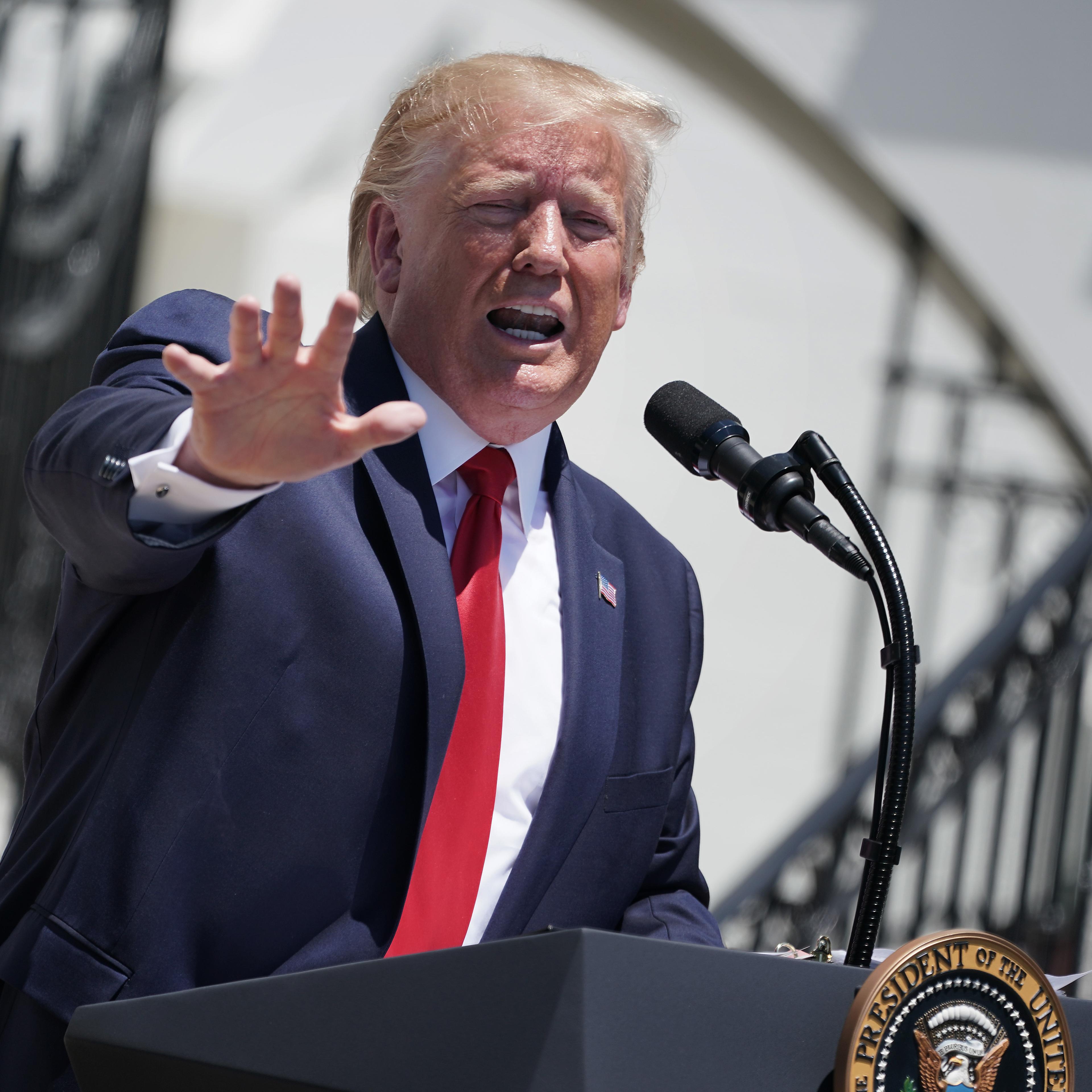 President Trump Defends Racist Tweets