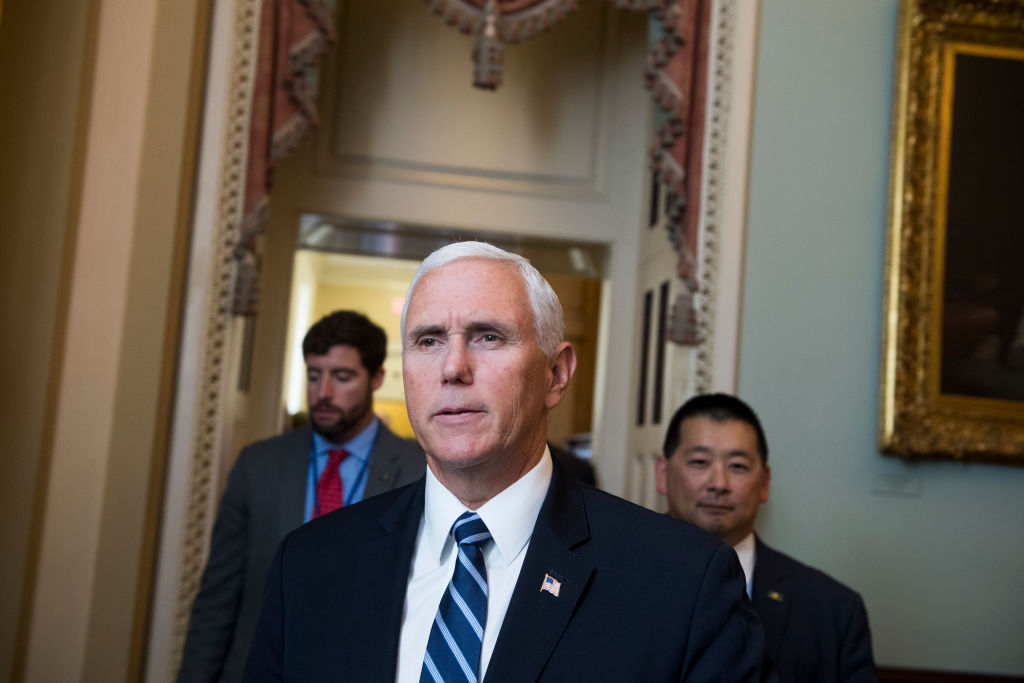 Senate Luncheons Mike Pence