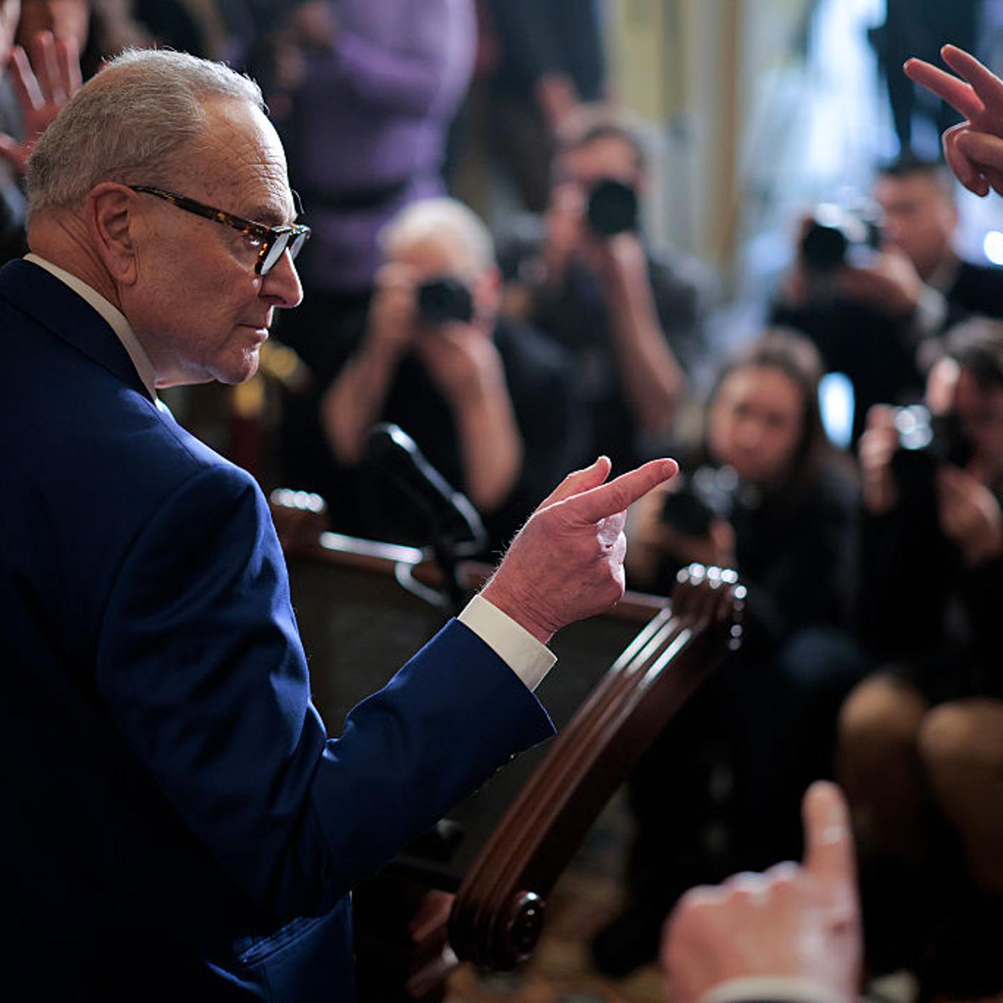 Senators Speak To Reporters Following Weekly Policy Luncheons