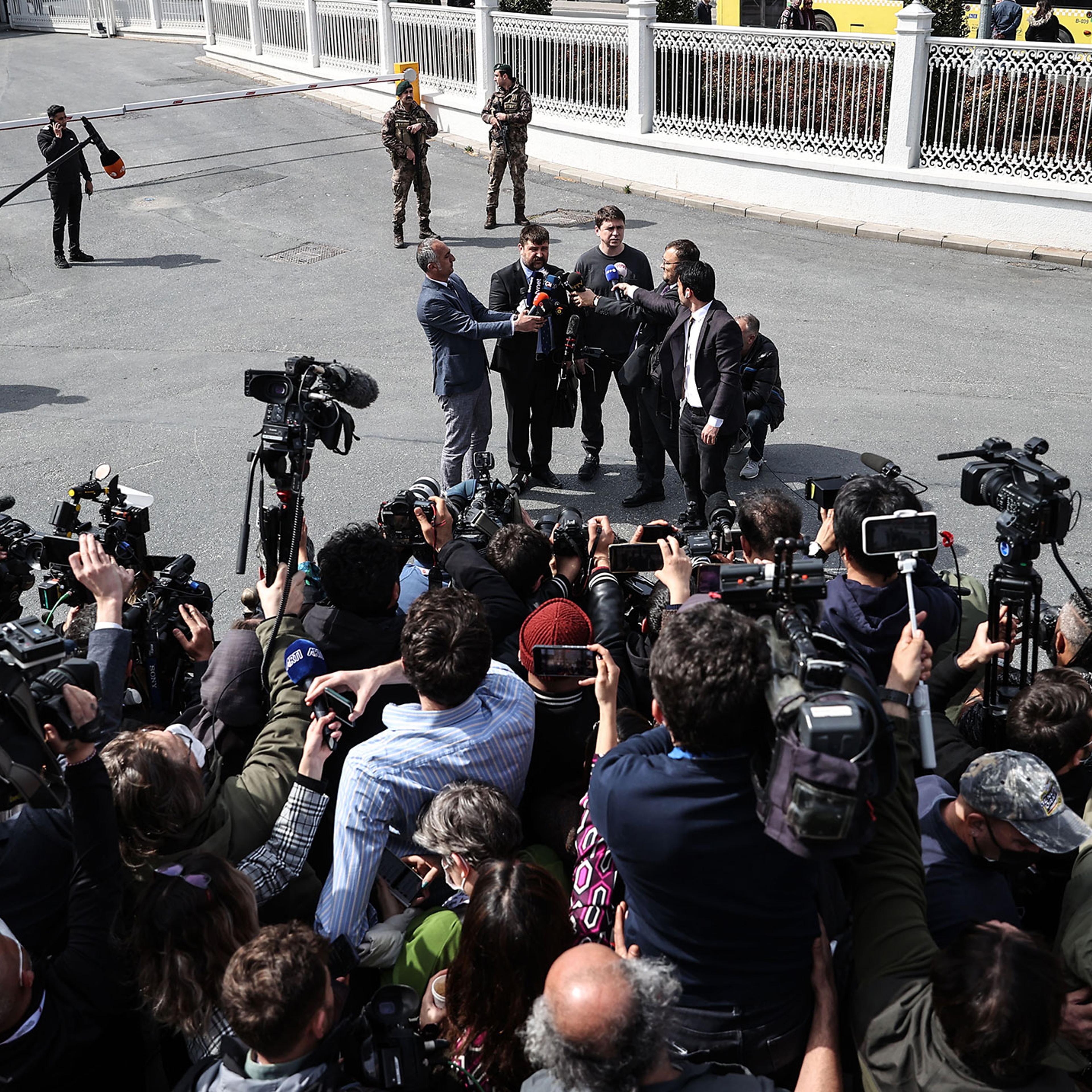 Peace talks between delegations from Russia and Ukraine