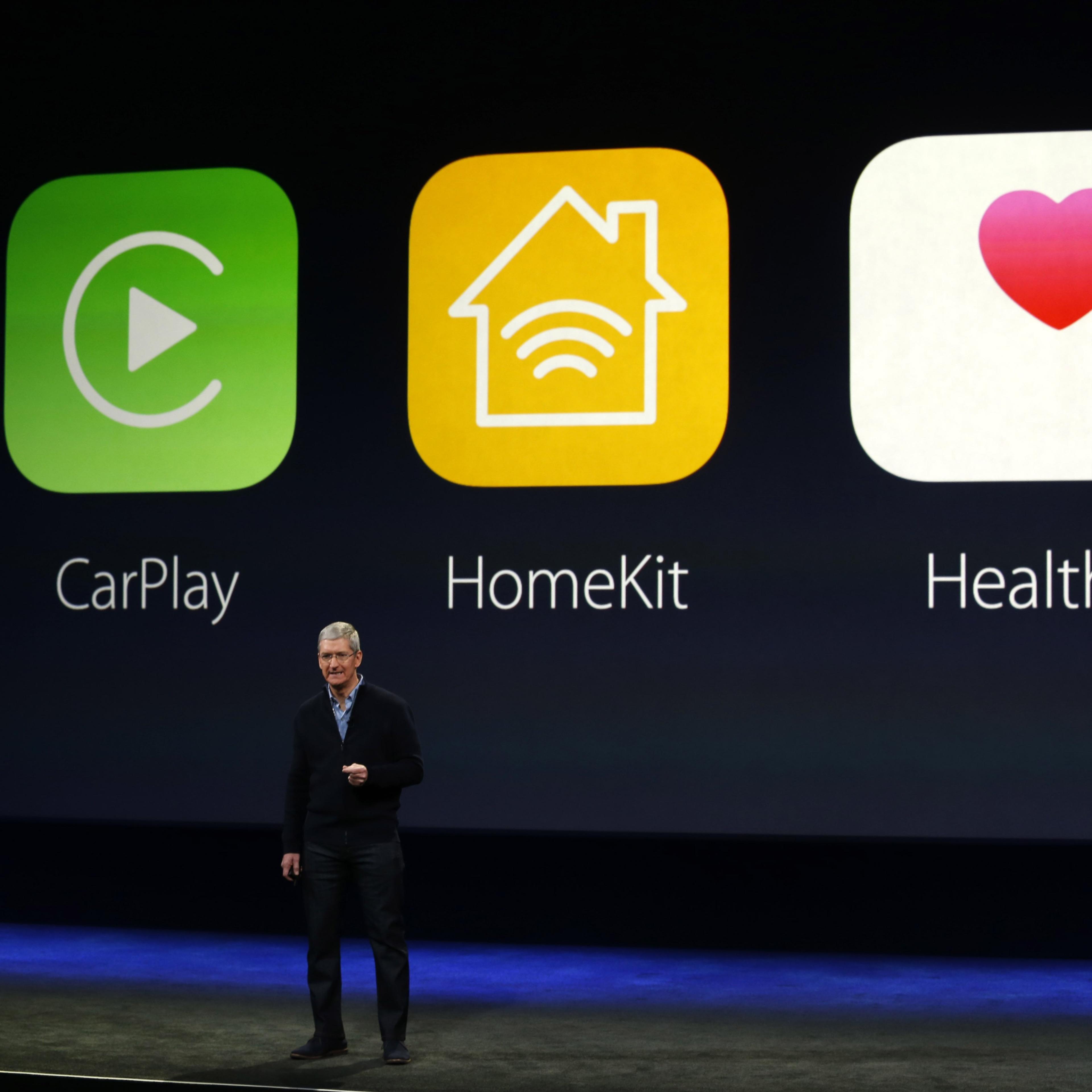 Apple CEO Tim Cook speaks on stage during an Apple special event at the Yerba Buena Center for the Arts on March 9, 2015 in San Francisco.