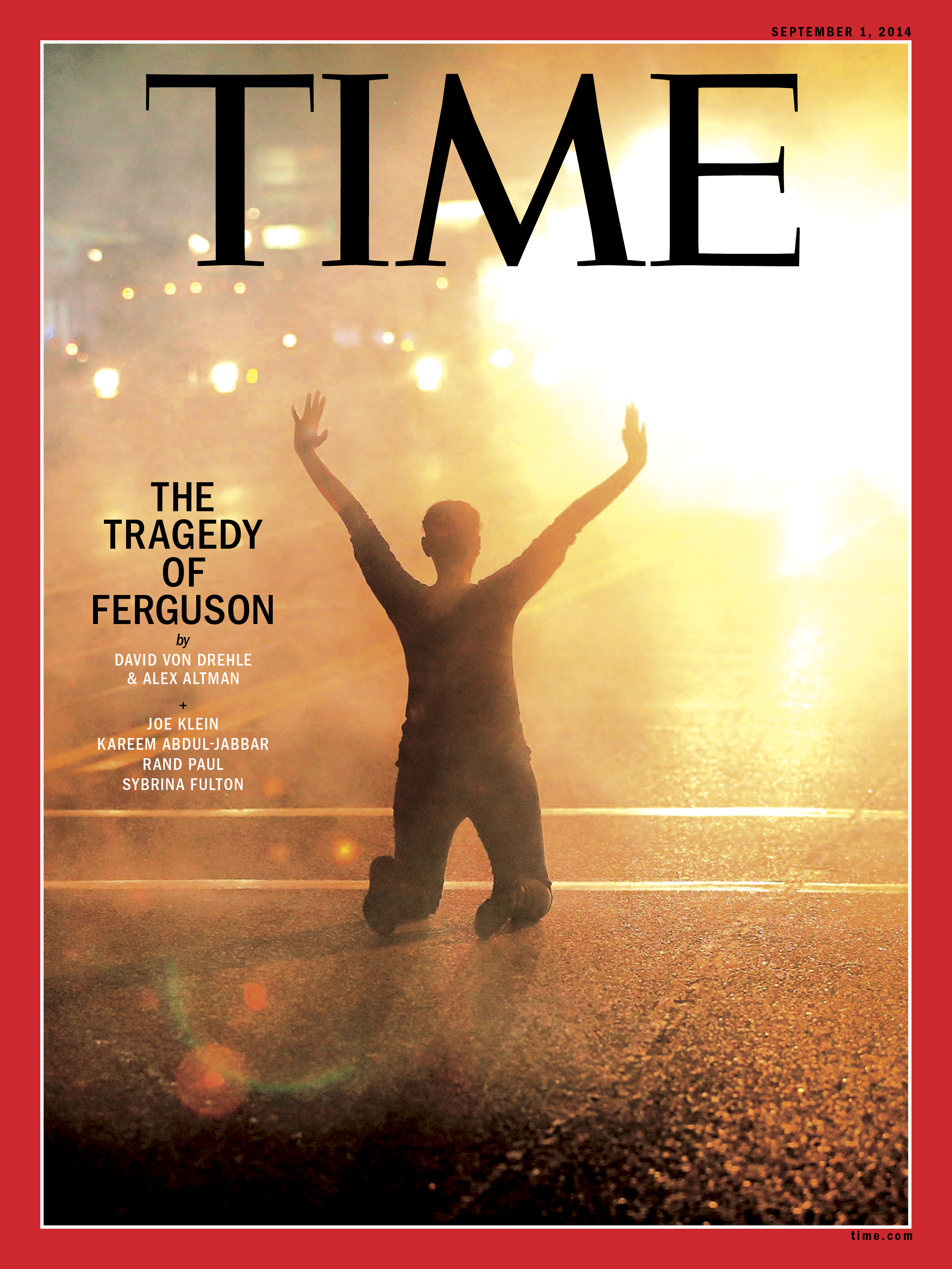 Ferguson Tragedy Time Magazine Cover
