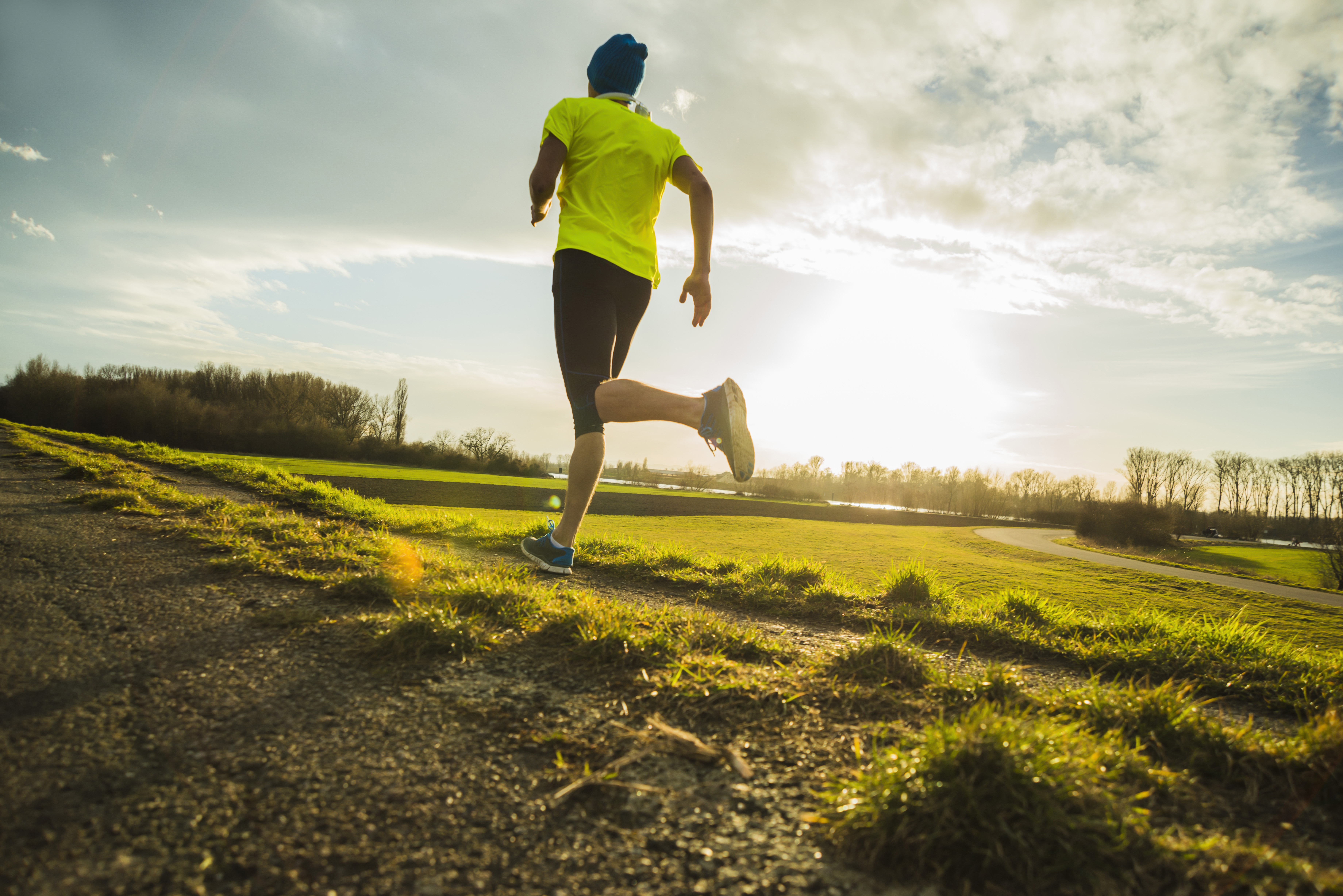 man-jogging-field