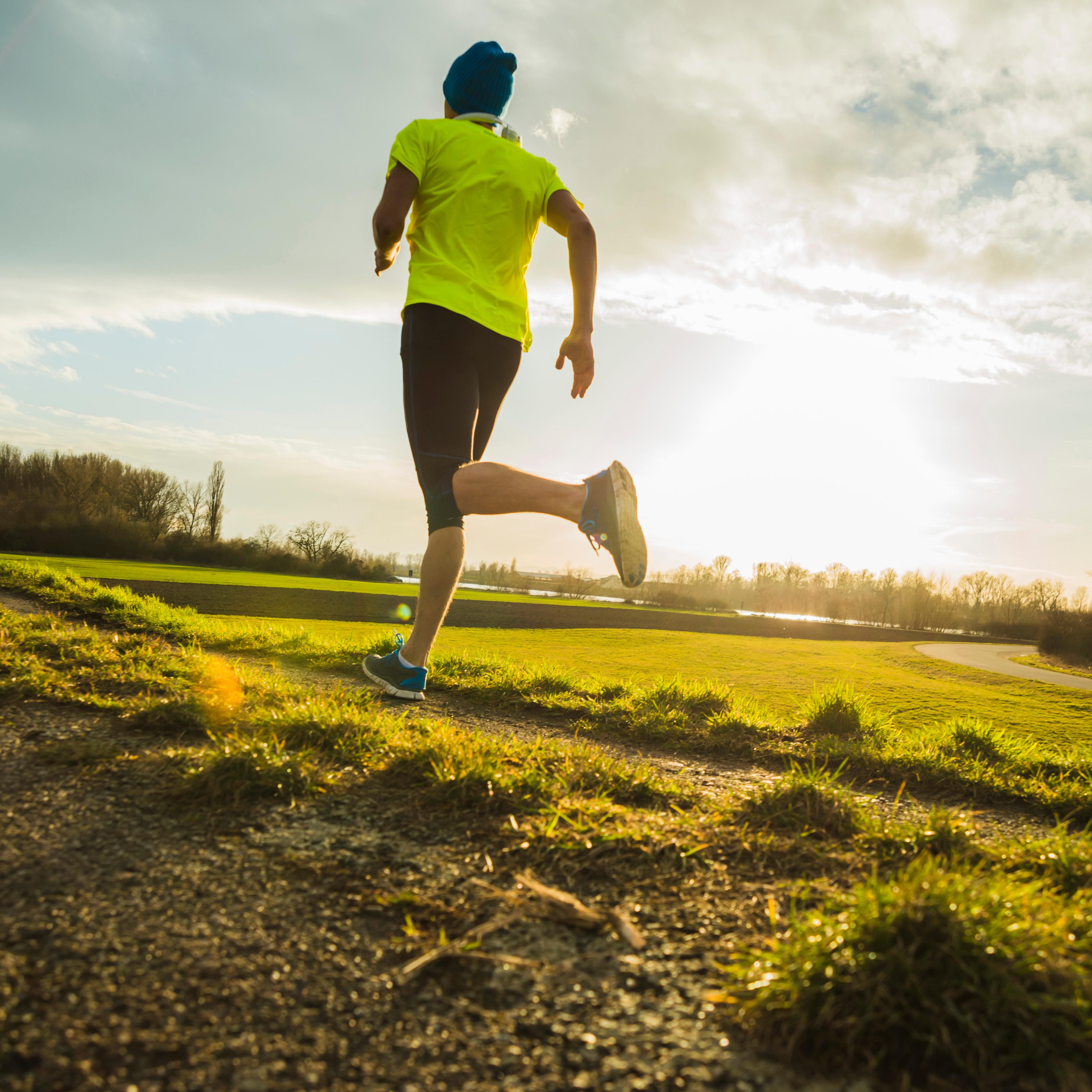 man-jogging-field